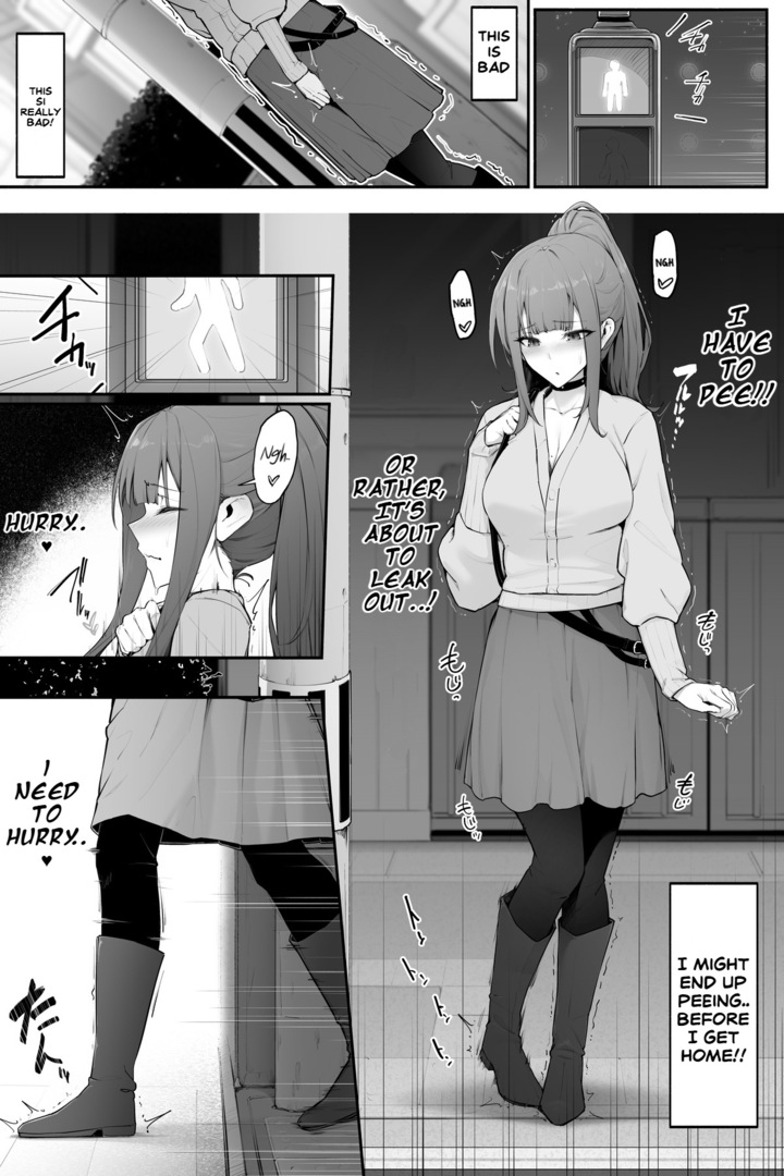 On her way home and couldn't hold it anymore - Page 1