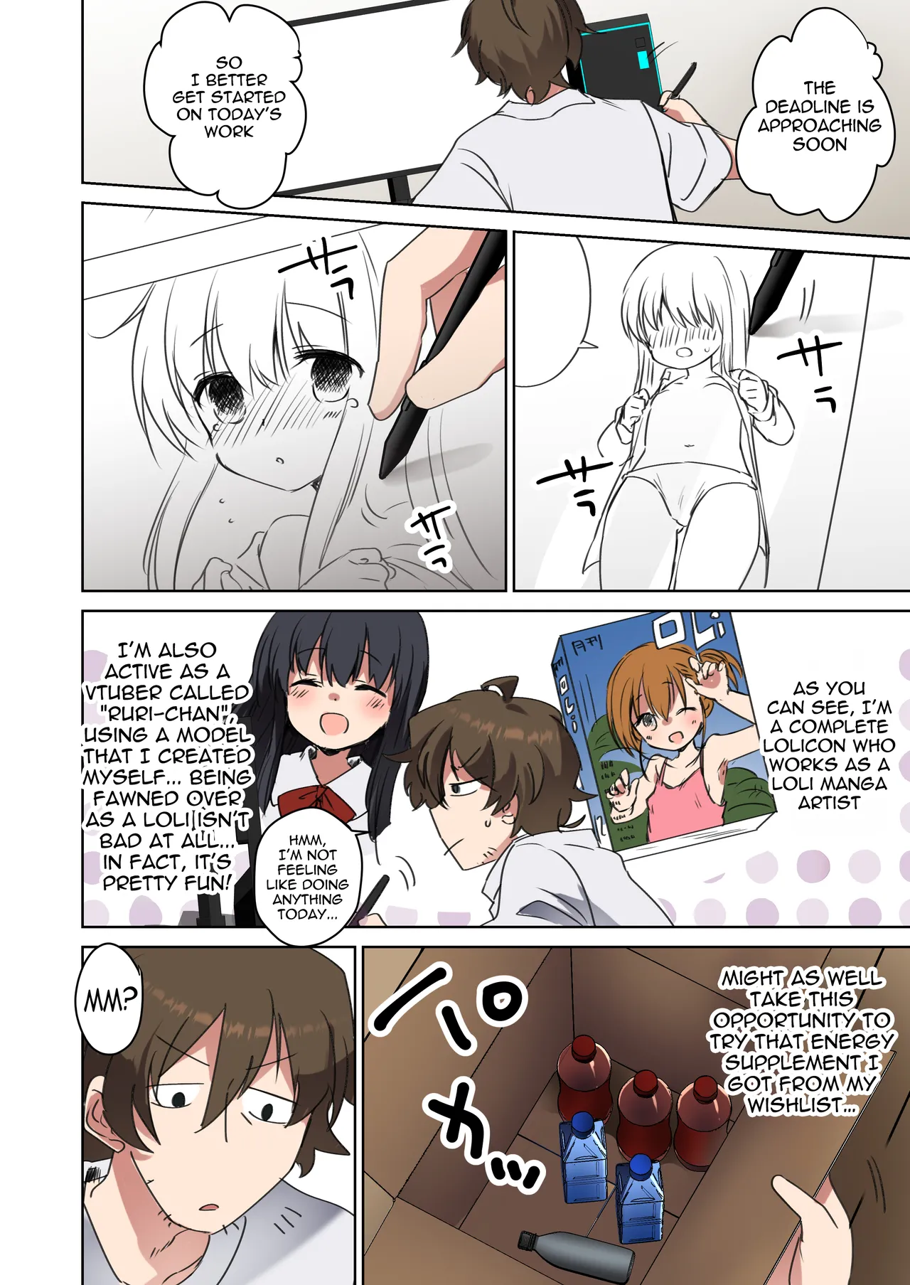 Bishoujo Mangaka ga Bishoujo ni Natte Bishoujo ni H na Koto o Sareru Hanashi | The story of a male manga artist who turns into a girl and is forced to do naughty things by another beautiful girl - Page 4