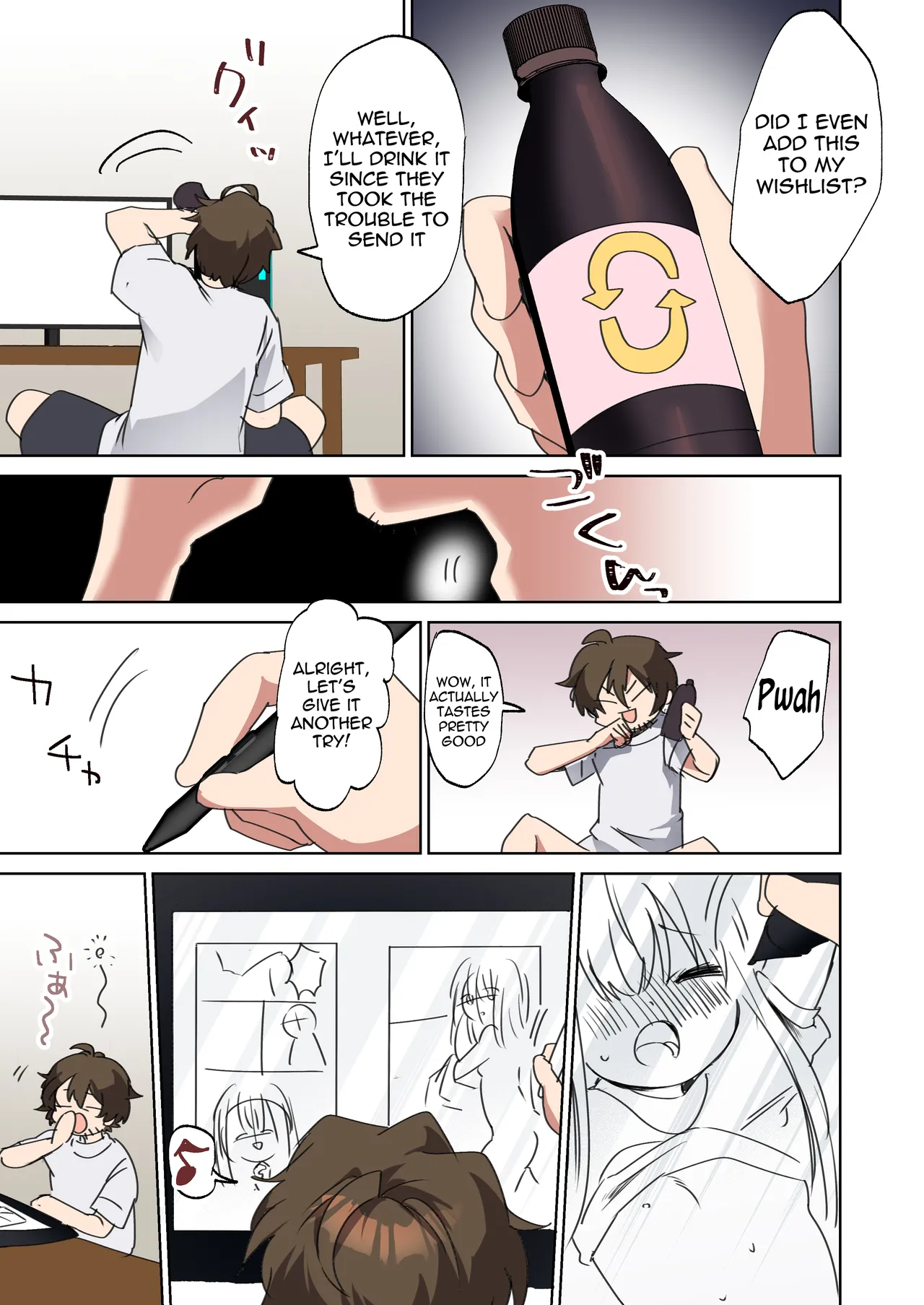 Bishoujo Mangaka ga Bishoujo ni Natte Bishoujo ni H na Koto o Sareru Hanashi | The story of a male manga artist who turns into a girl and is forced to do naughty things by another beautiful girl - Page 5