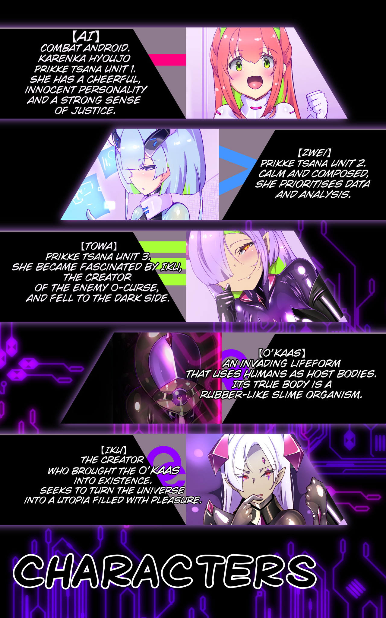 A manga about a girl who is reincarnated as a combat android, and then turns evil with enormous breasts after being subjected to pleasure torture - Prikke Tsana Zwei - - Page 3