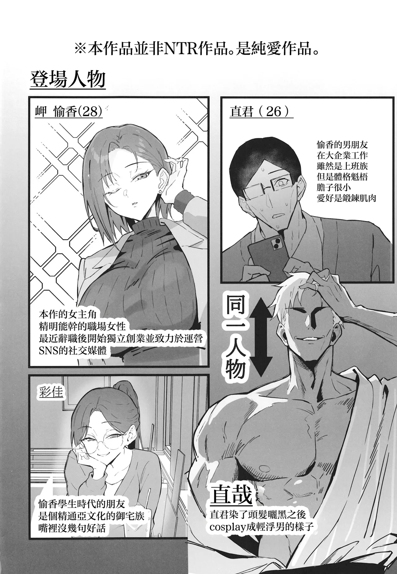 Cool-kei Toshiue BariCare Kanojo Songen Hakai Wakan2 Jun-ai NTR Gokko Hen~ - Page 3