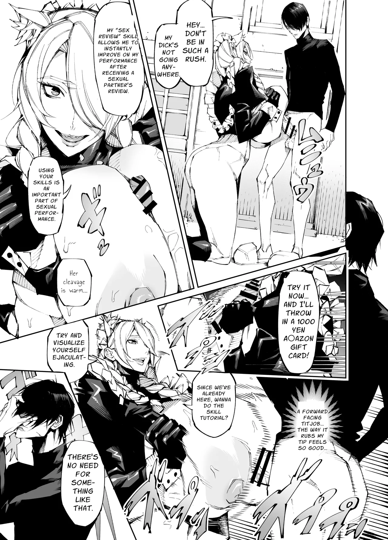 Kyokon Tensei -Seiki Shijou Shugi na Isekai ni Tensei shita no de Bakunyuu Bijo to Hame Makuri -Gyaru Amazon & Inran Sister Hen- | Big Dick Reincarnation ~Fuckin' Big Titty Babes in a Genital Supremacism World~ Amazoness & Nun - Página 4