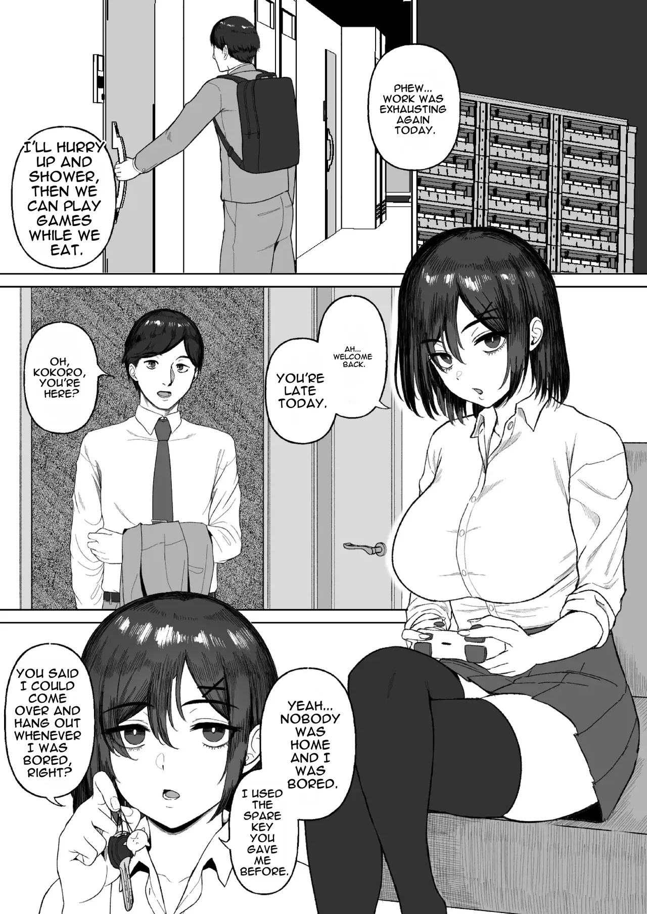 Otonari no Downer Oyako ni Shiboritorareru Hanashi - Page 2