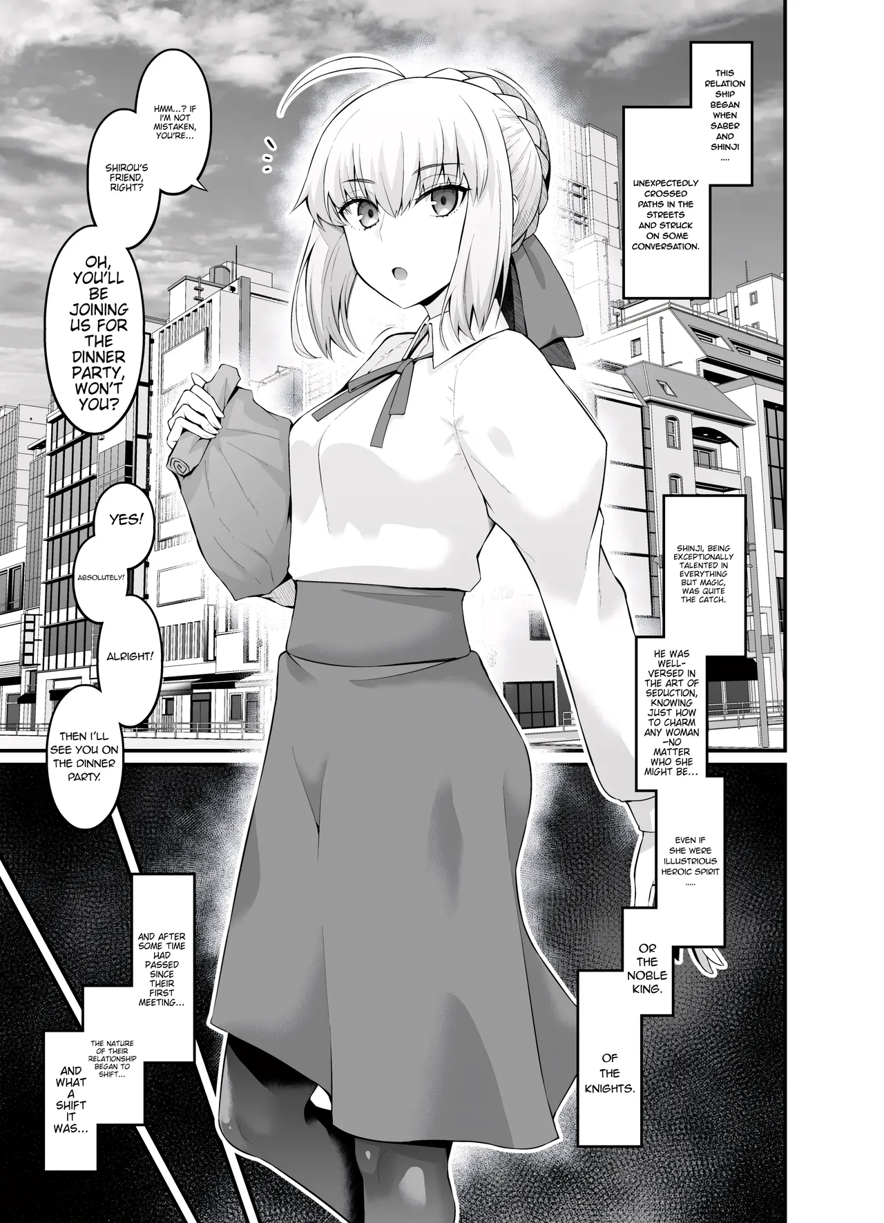 Shinji, the Stud, has Wild Sex with Saber and the Others - Page 2
