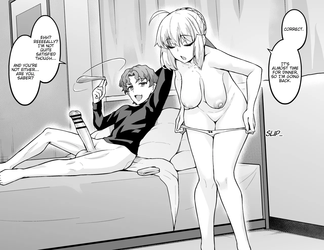 Shinji, the Stud, has Wild Sex with Saber and the Others - Page 4