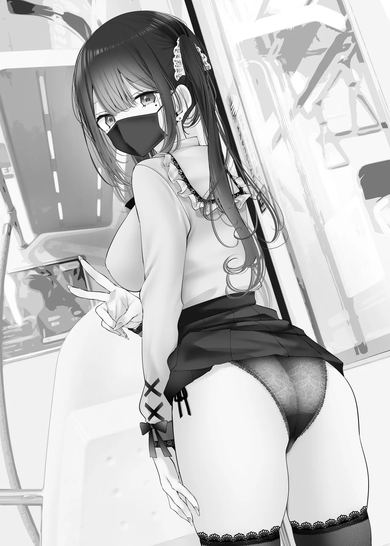 Tsuukin Douchuu de ano Musume ga Pantsu o Misete kuru Hon 12 - Página 5