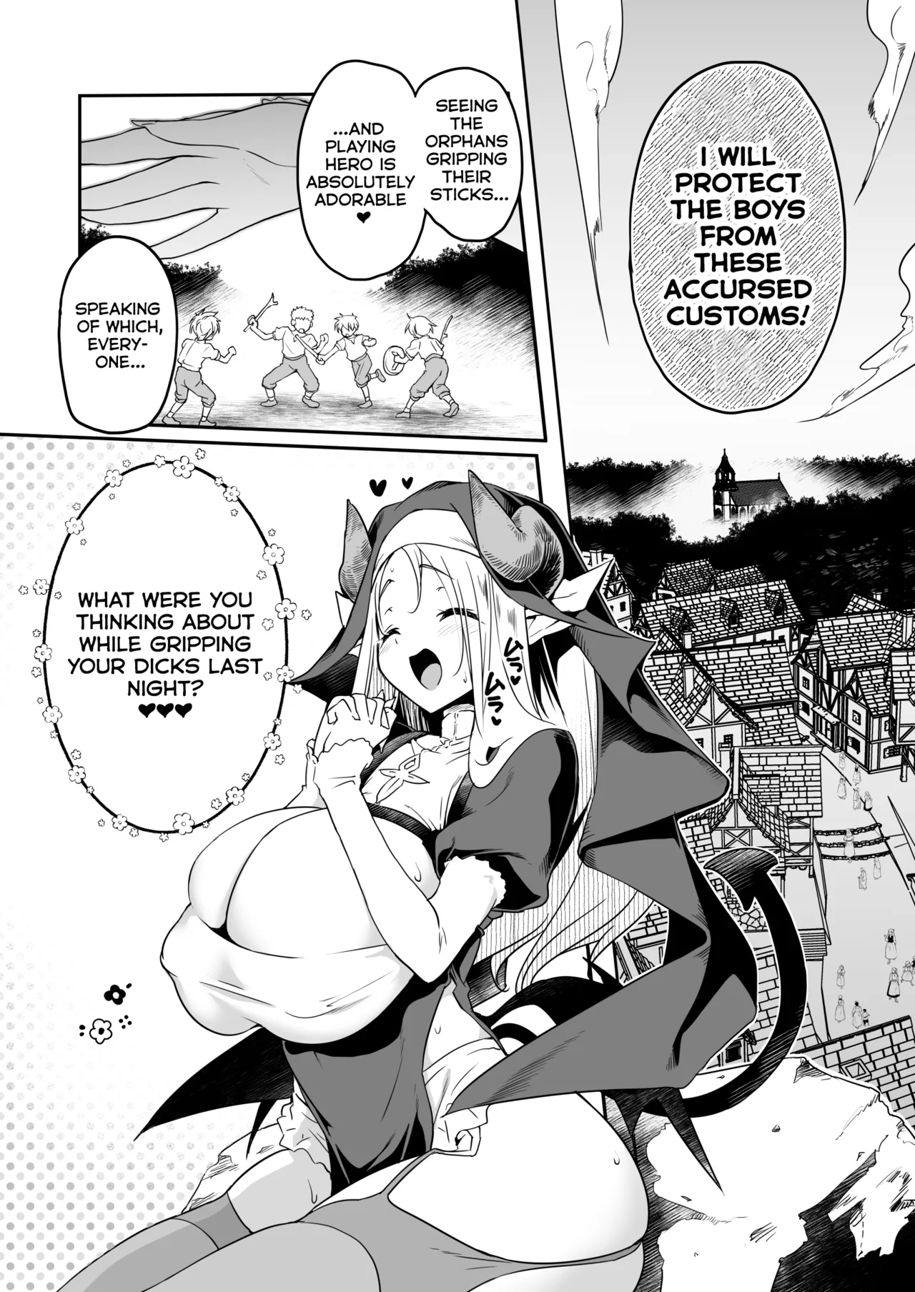 The Sweet and Kind Sister Succubus That Will Do Anything: The Confession and Ejaculation Room - Page 7