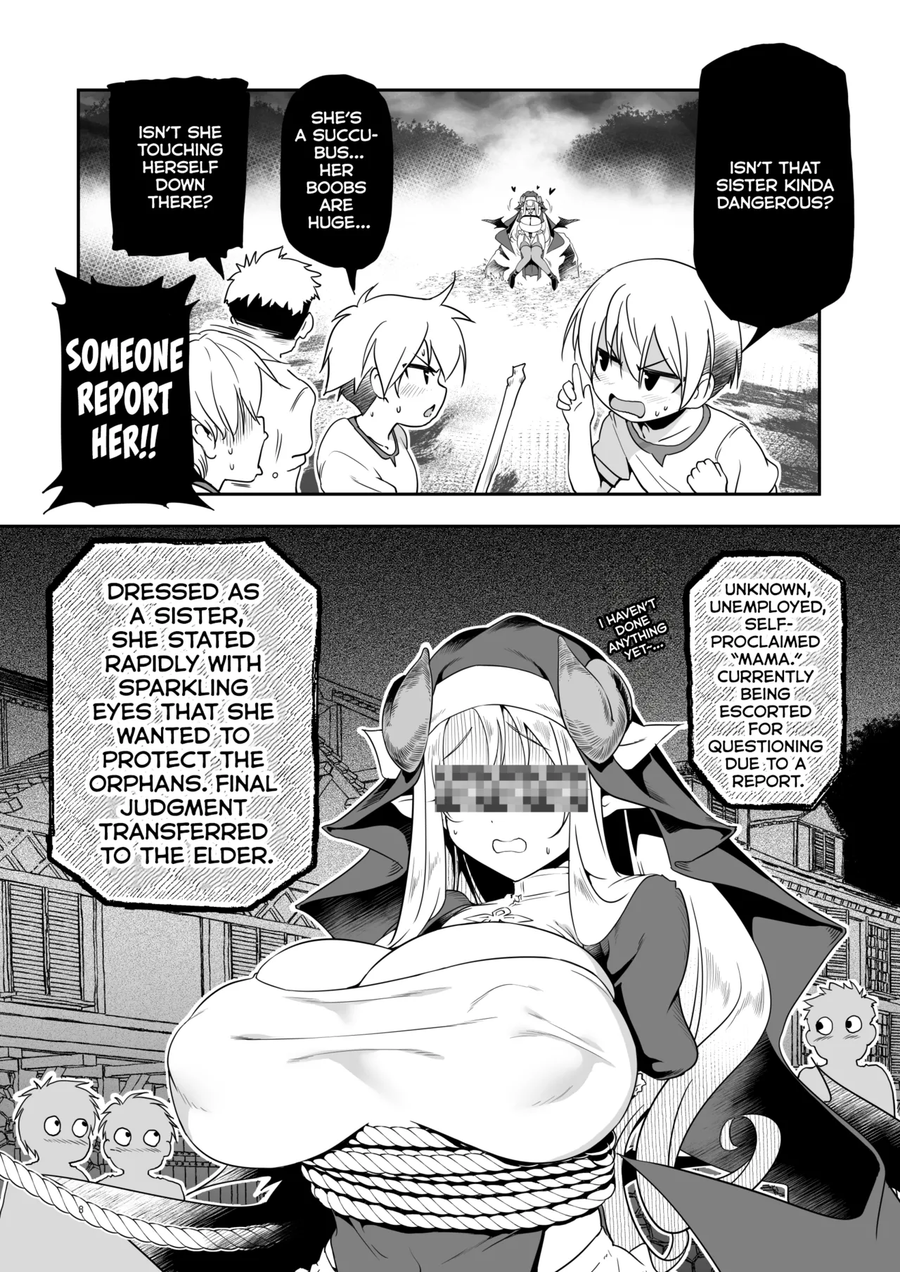The Sweet and Kind Sister Succubus That Will Do Anything: The Confession and Ejaculation Room - Page 8