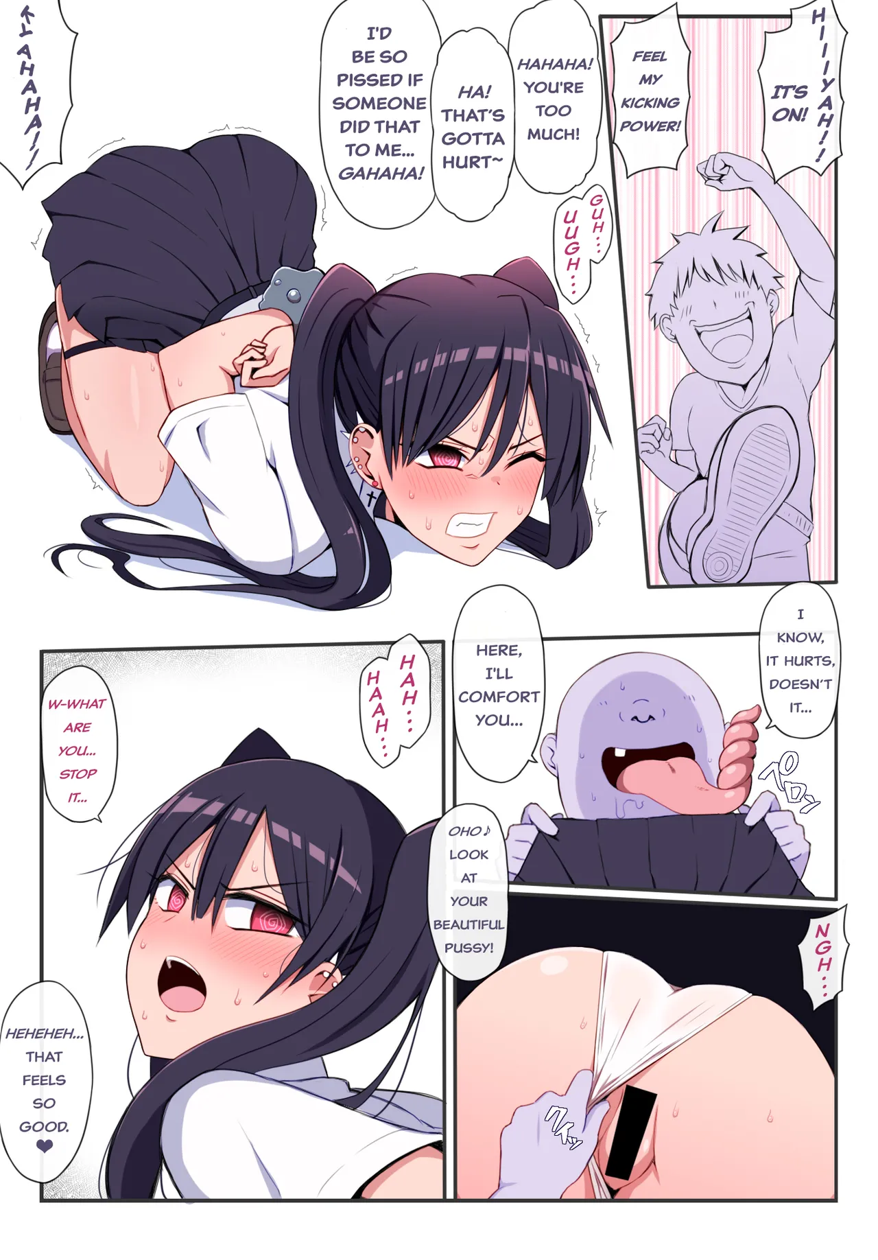 Akane Onimachi: Ambushed by a Horde of Brats - Page 4
