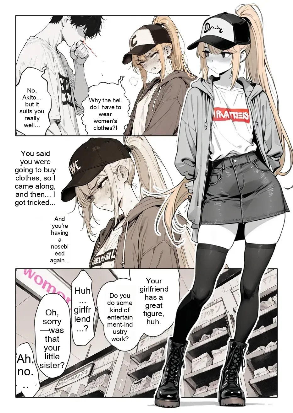 A story about a guy who makes his best friend wear sexy outfits that suit his taste and has all sorts of fun with him - Strona 4