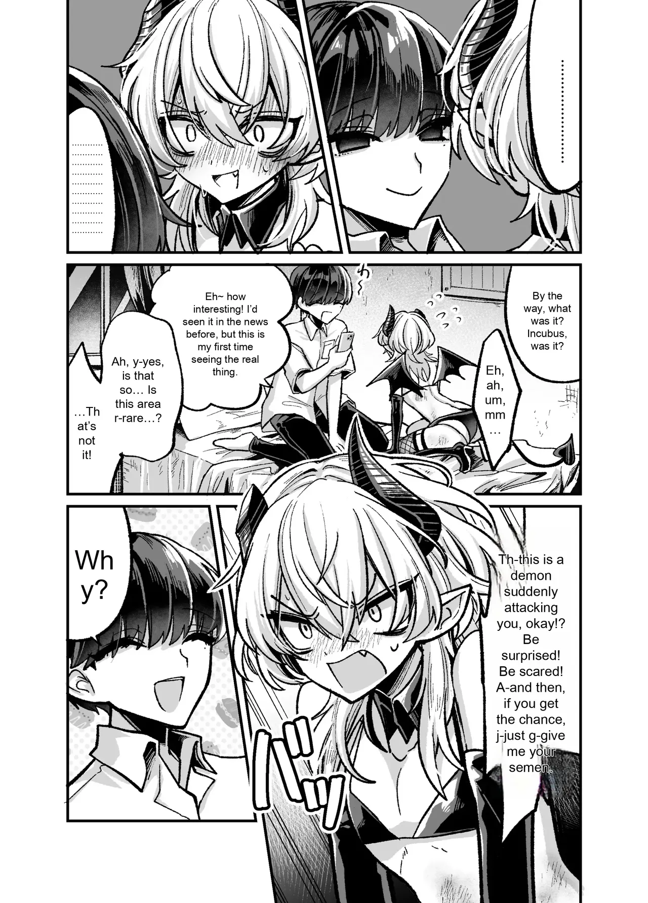 InCha Succubus-The Book of Humiliatingly Kneeling and Begging to Be Creampied A Dark Succubus Kneels and Begs in a Disgraceful Manner to Be Creampied - Page 6