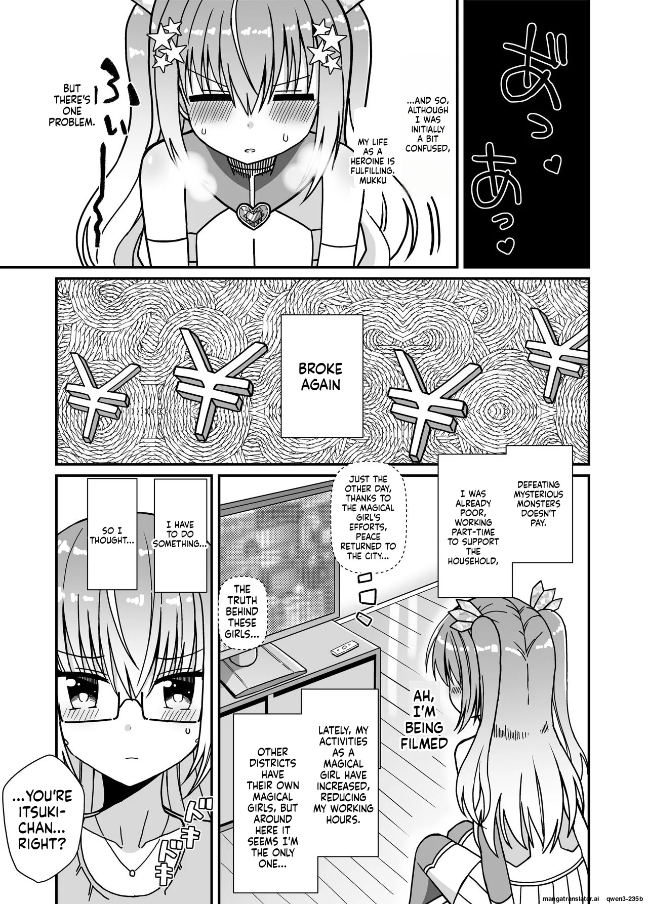 Nyotaika Shite Henshin Heroine ni Natta kedo Kinketsu na no de Karada wo Uttara Mesu ni Sareta - Page 6