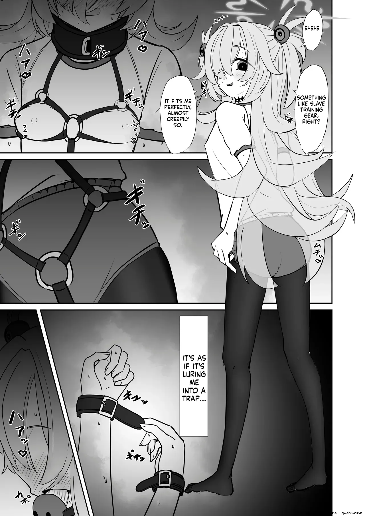 板垣カノエの自縛拘束オナニー→脱出失敗！？無限絶頂編 - Page 6