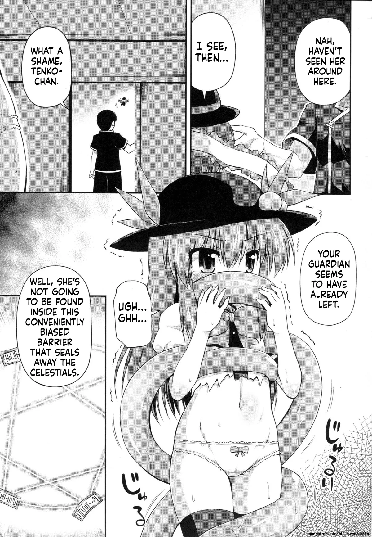 Tenshi-chan to Shokushu Jikken!? - Tentacle experiment with Tenshi-chan!? - Страница 2