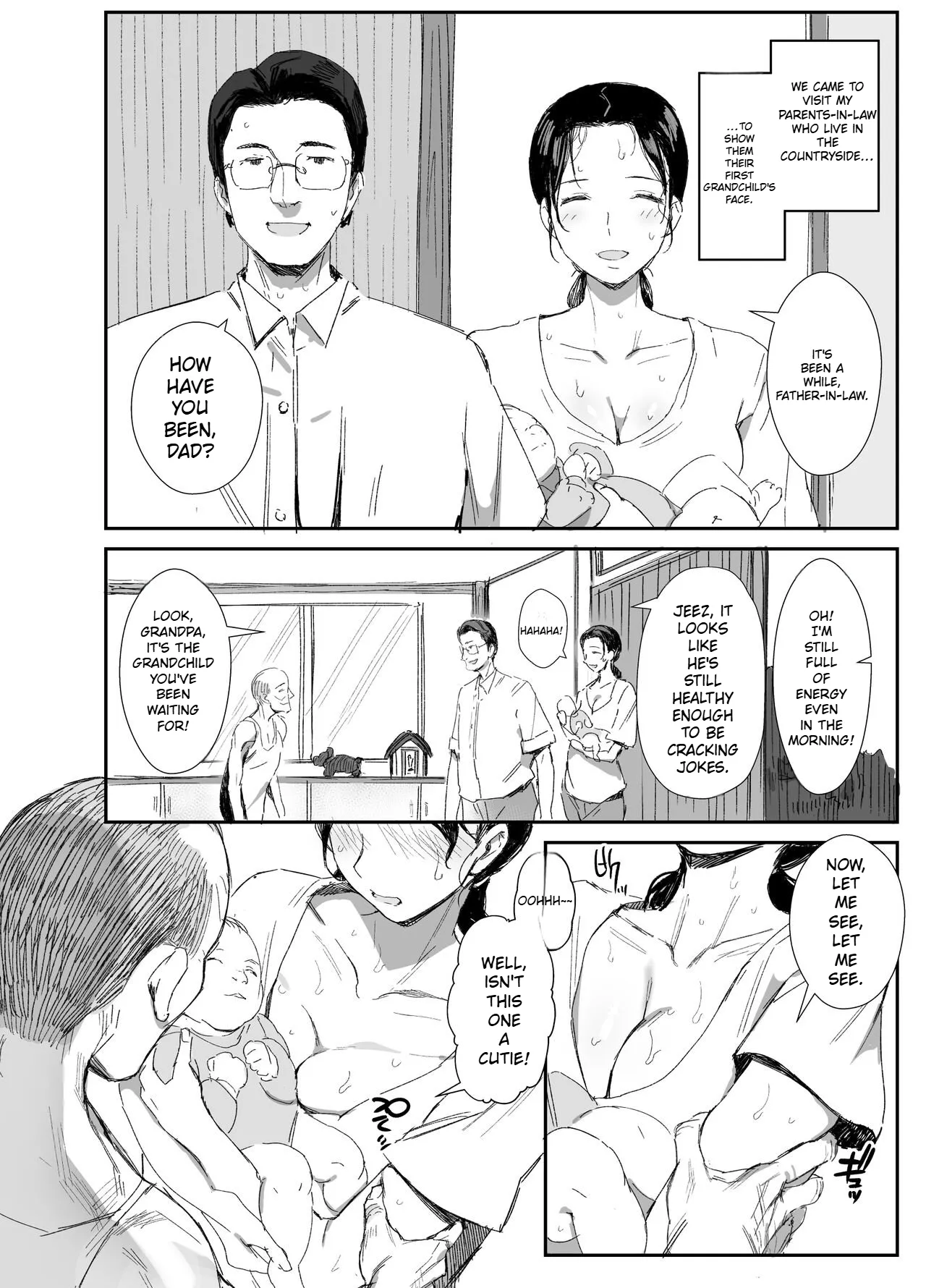 A Perverted Father-in-Law Living in the Countryside and His Daughter-in-Law Raising Children - Página 3