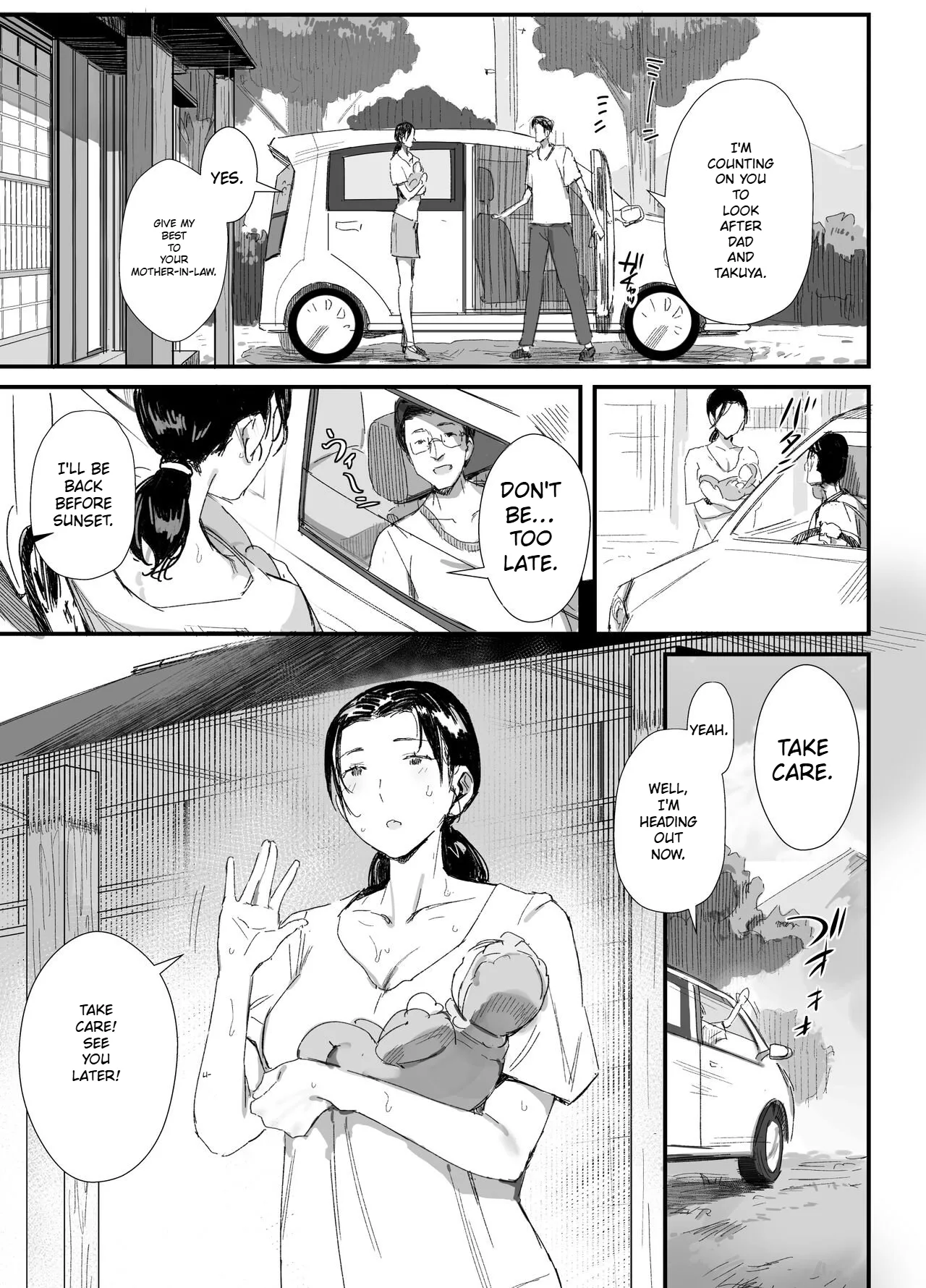 A Perverted Father-in-Law Living in the Countryside and His Daughter-in-Law Raising Children - Página 6