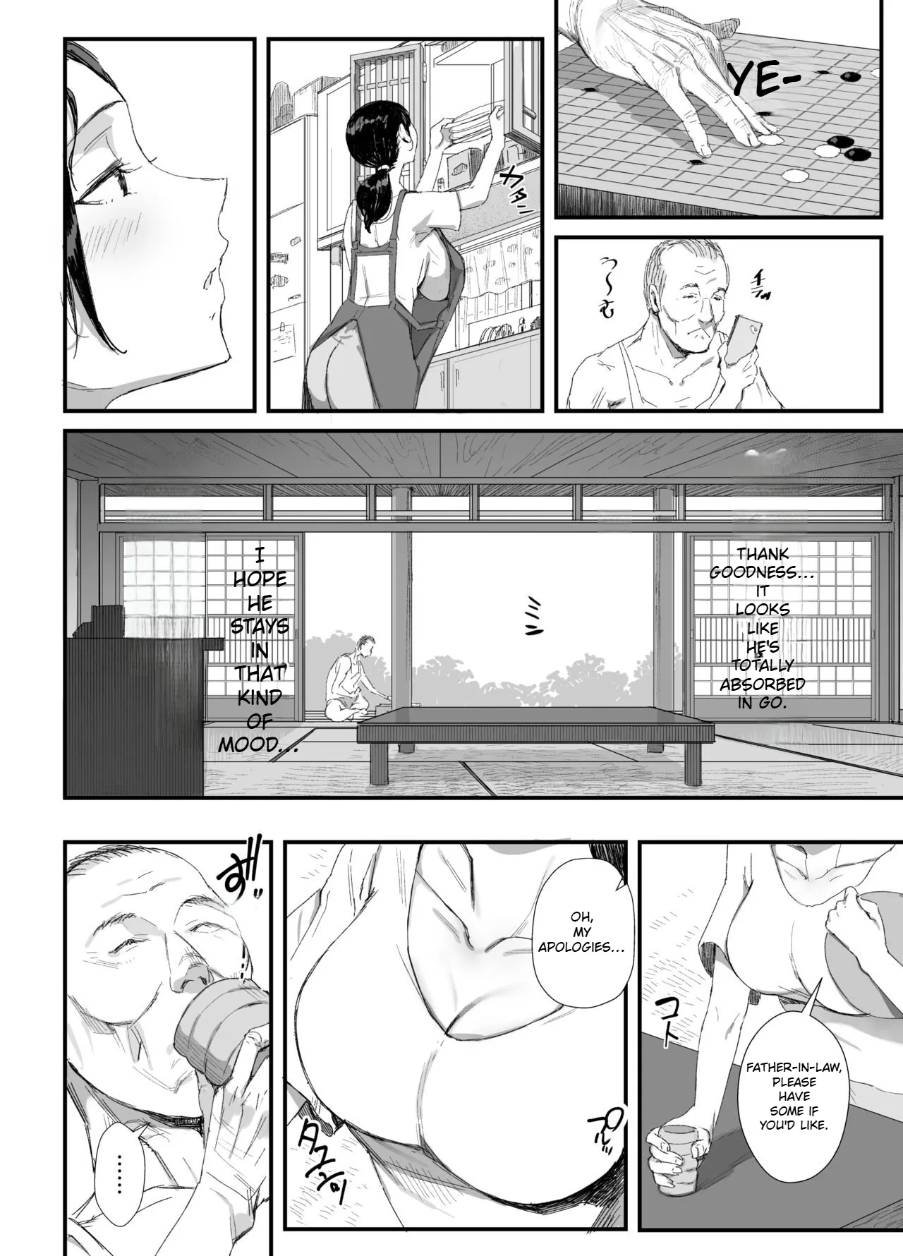 A Perverted Father-in-Law Living in the Countryside and His Daughter-in-Law Raising Children - Página 7