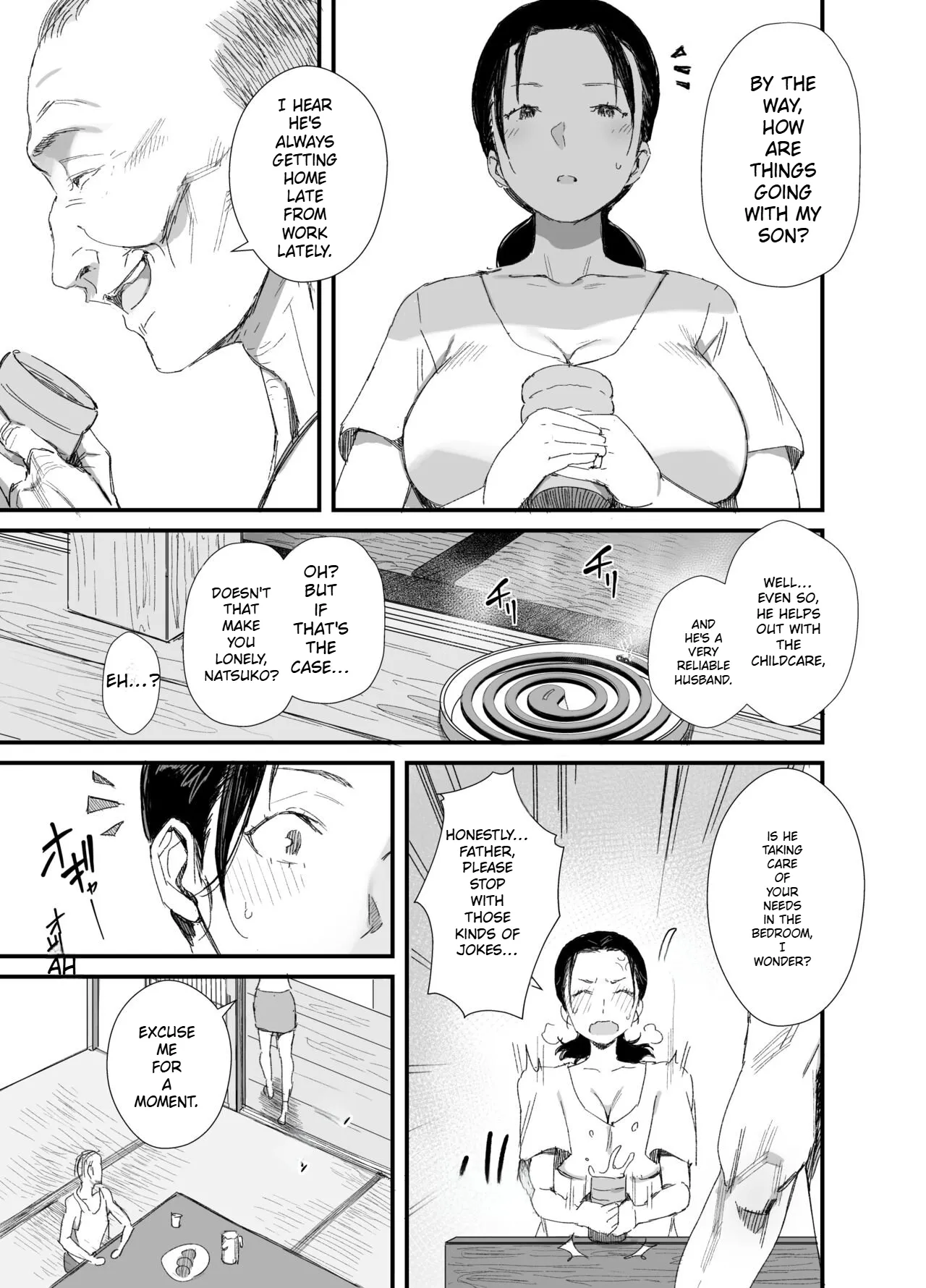 A Perverted Father-in-Law Living in the Countryside and His Daughter-in-Law Raising Children - Página 8
