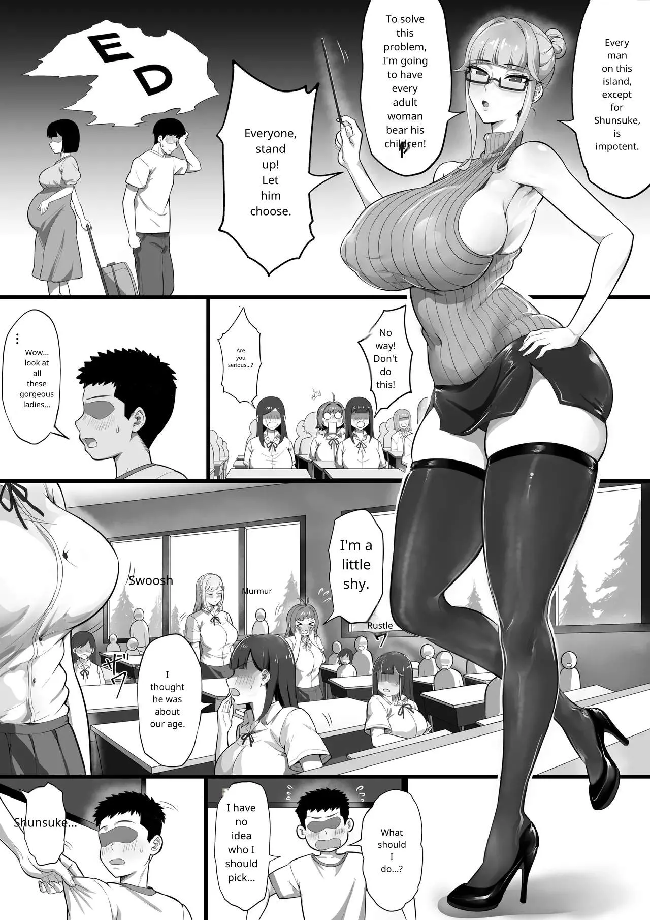ED Shika Umarenai Shima de Yuiitsu no Zetsurin 2 - Page 5