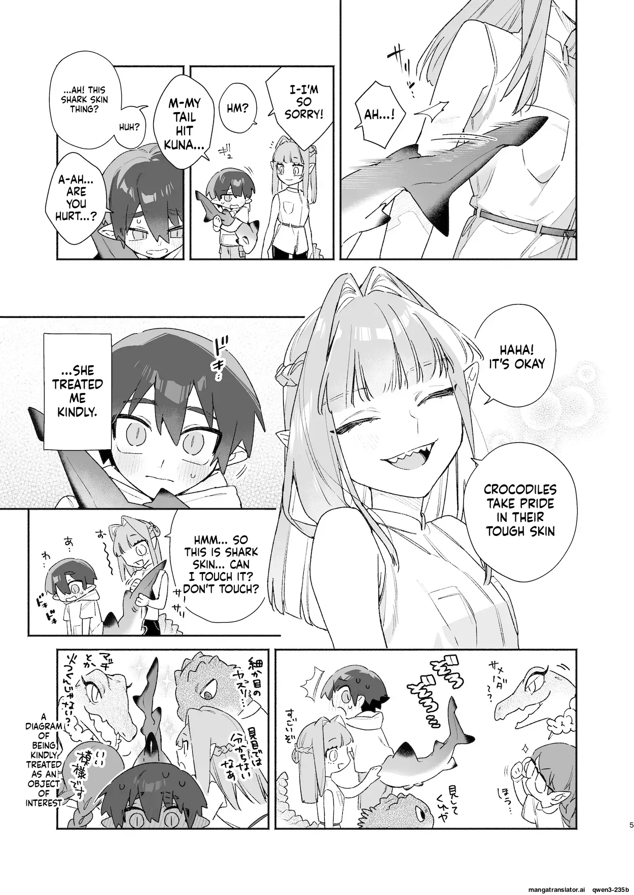 ♂ ga Uke. Wani-chan x Same-kun Zenpen - Page 6