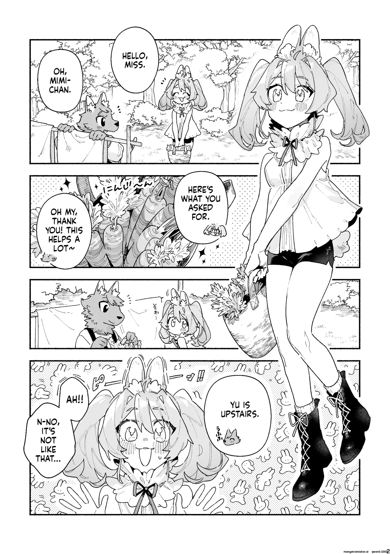 ♂ ga Uke. Usagi-chan x Ookami-kun - Page 2