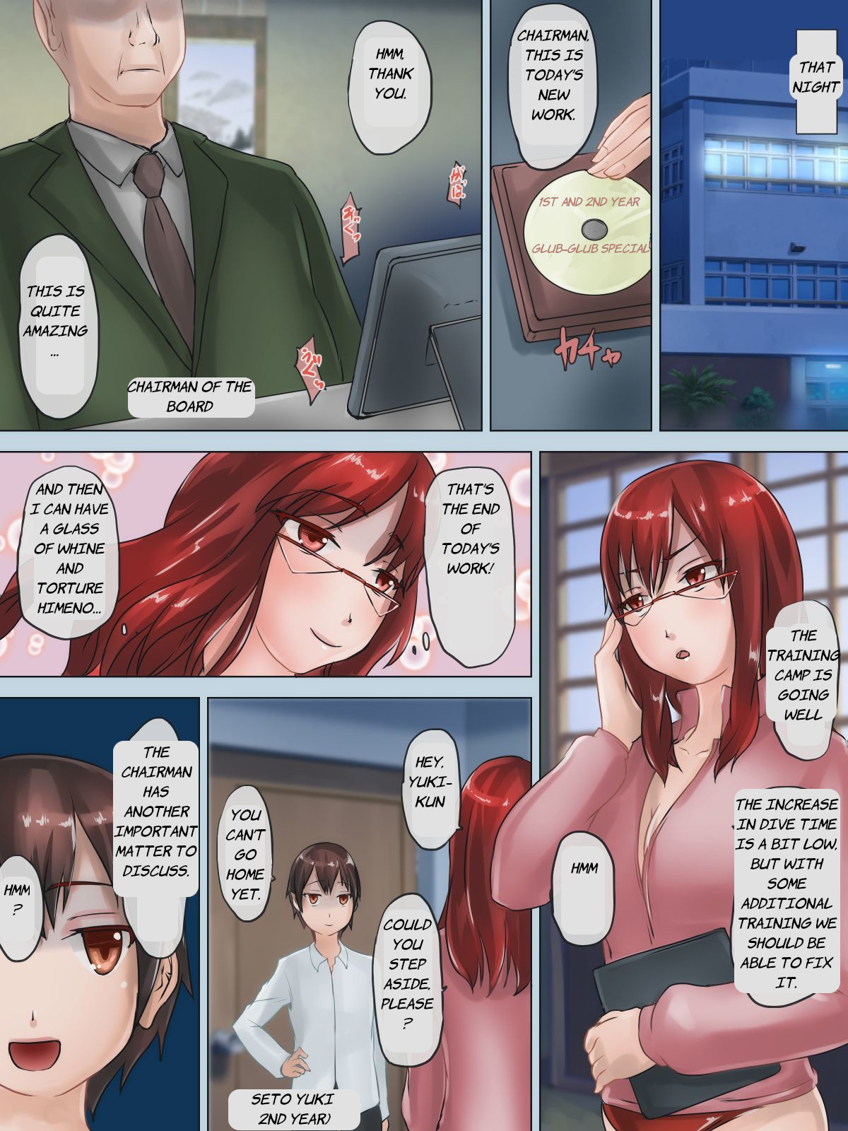 A story about the swimming club president being subjected to water torture and becoming a slave - Page 5