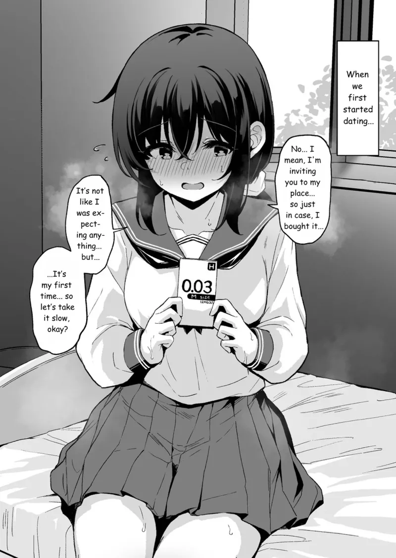 Changes in the Condoms in Kana's Room (Extra) | Kana no heya no kondōmu no henka - Page 1
