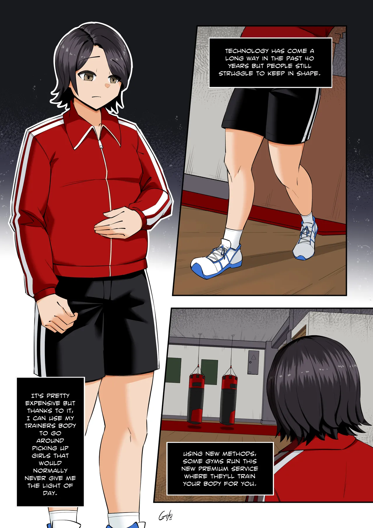 Kawaii Tsun'aho/ Swapping Gym Comic - Página 1