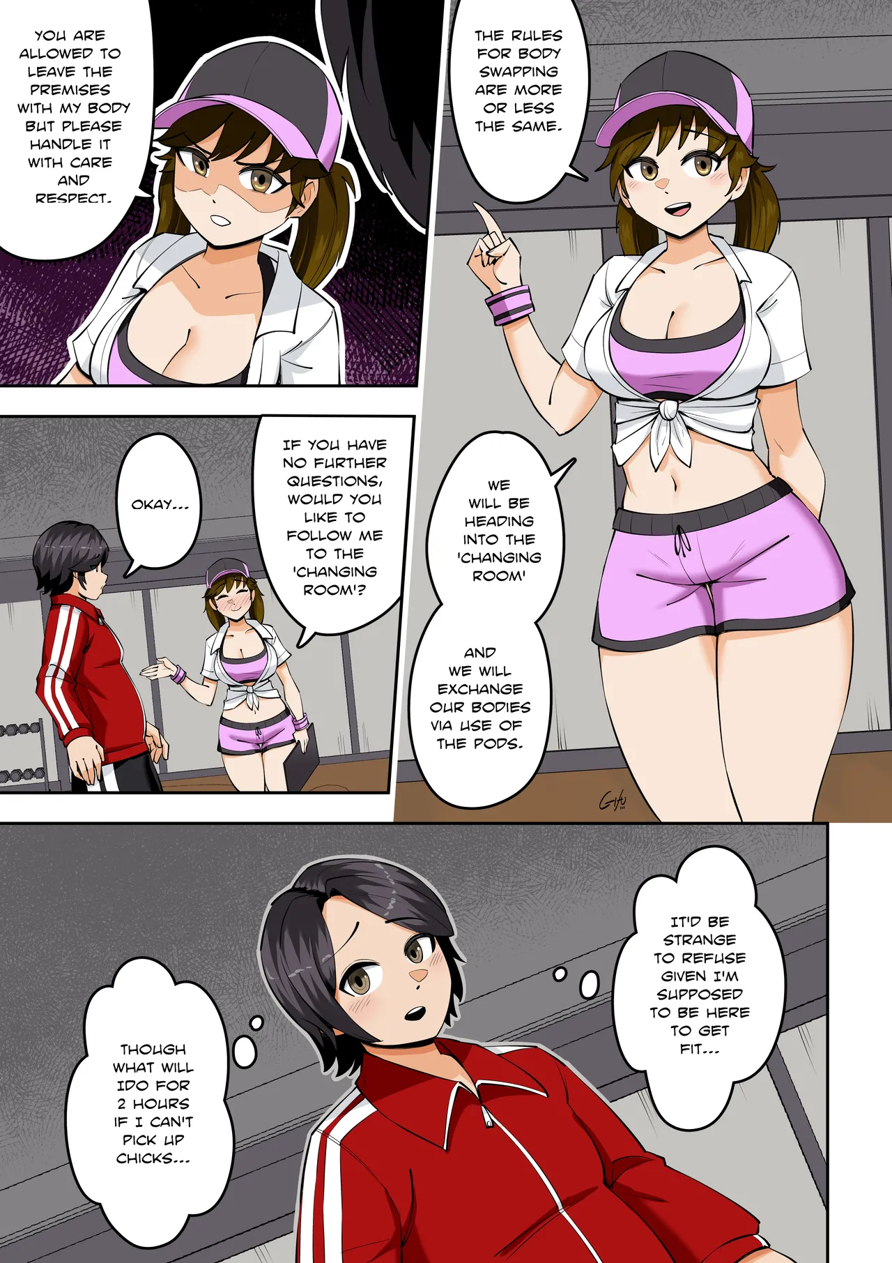 Kawaii Tsun'aho/ Swapping Gym Comic - Página 5