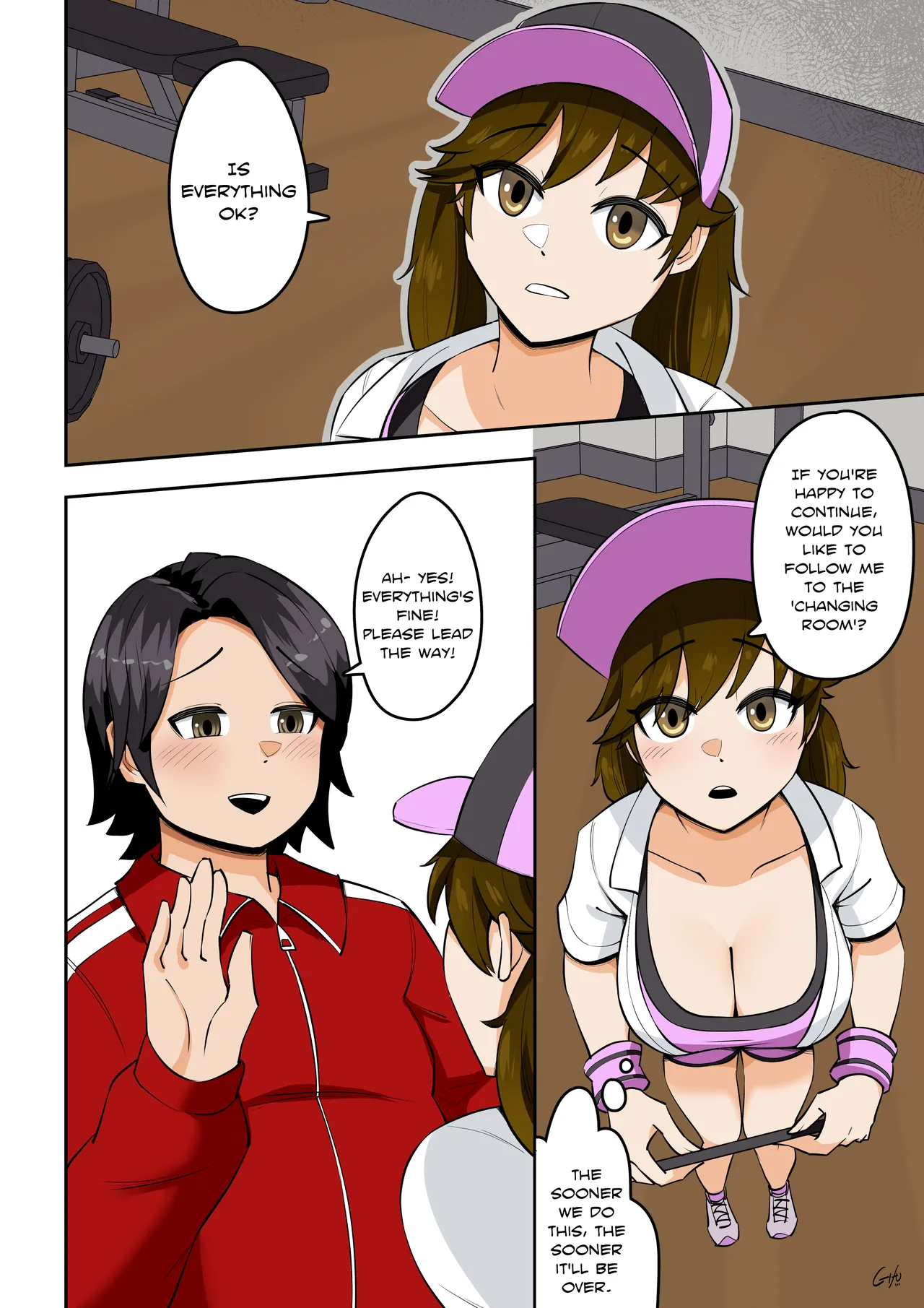 Kawaii Tsun'aho/ Swapping Gym Comic - Página 6