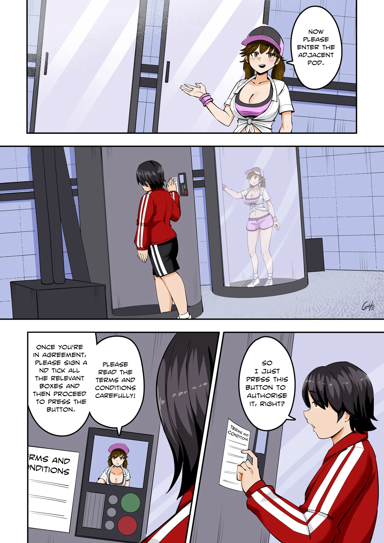 Kawaii Tsun'aho/ Swapping Gym Comic - Página 8
