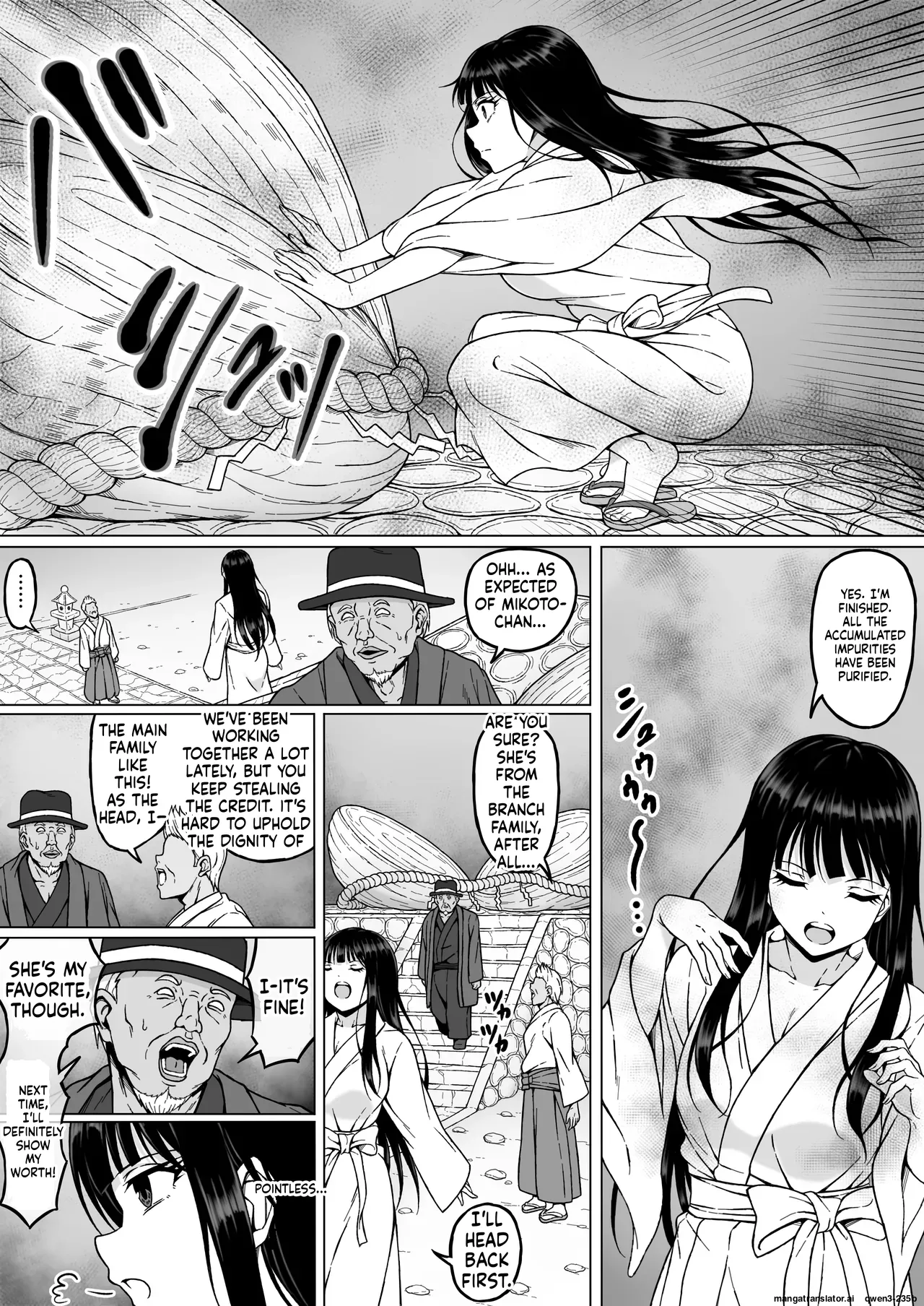Reibaishi Mikoto 2 Kairaku ni Zanpai su... Hentai Jijii to no Seikou no Gishiki de Ikikuruwasareru Shoujo no Karada - Page 7