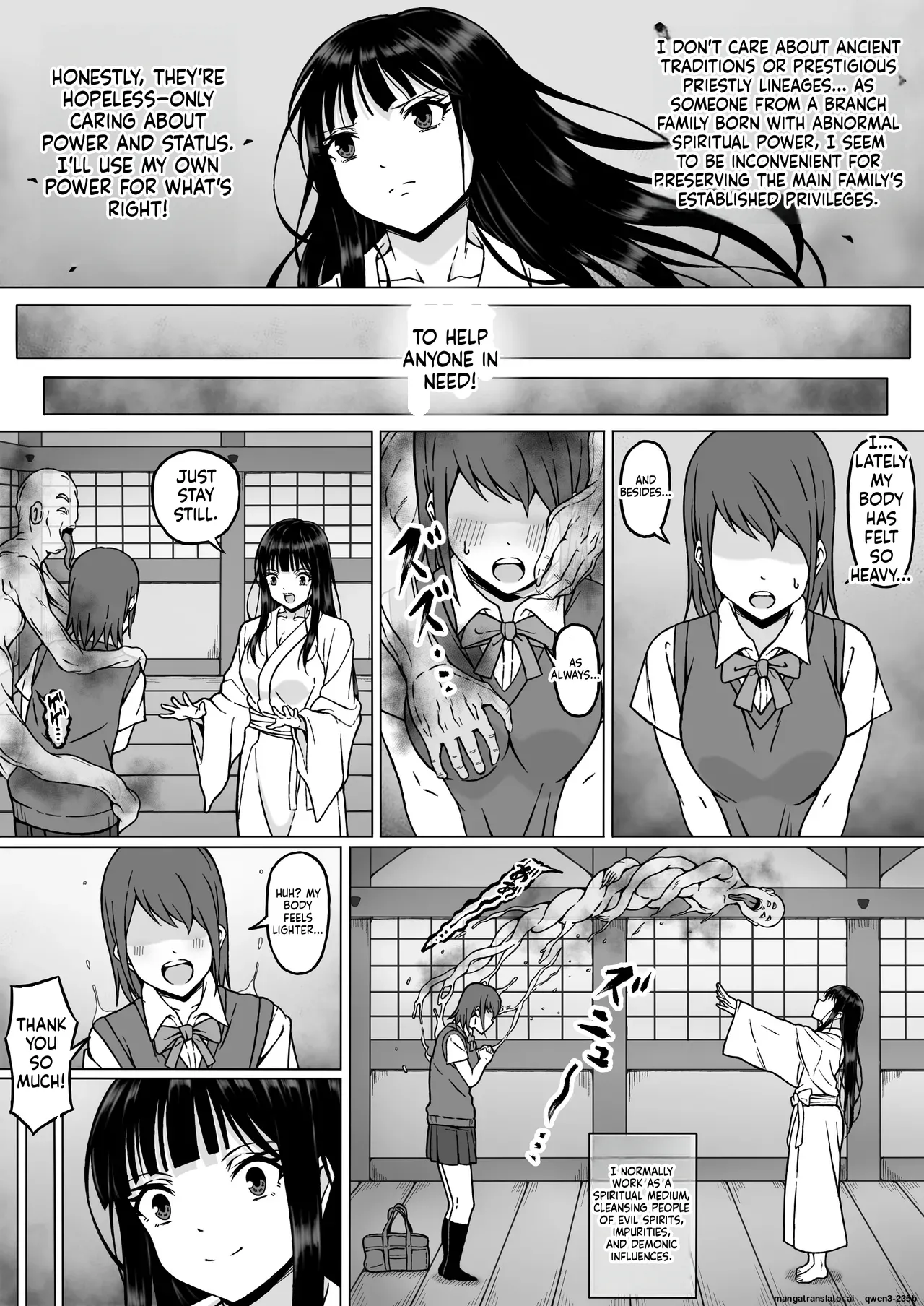 Reibaishi Mikoto 2 Kairaku ni Zanpai su... Hentai Jijii to no Seikou no Gishiki de Ikikuruwasareru Shoujo no Karada - Page 8