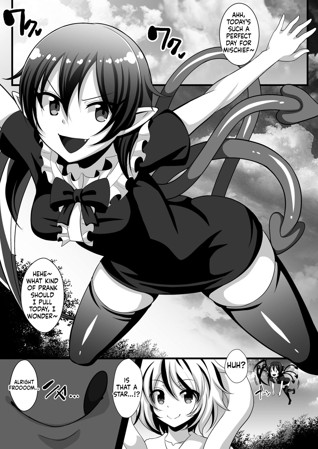 Shokushufuku de Mugen Zecchou ~Nue-chan Eikyuu Naedoko Jigoku~ | INFINITE ECSTASY IN A TENTACLE SUIT - Page 3