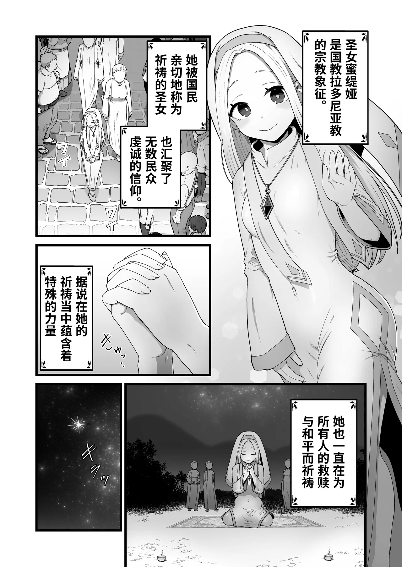 Seijo wa Shippo de Daraku Suru | 圣女因尾巴而堕落 - Seite 3