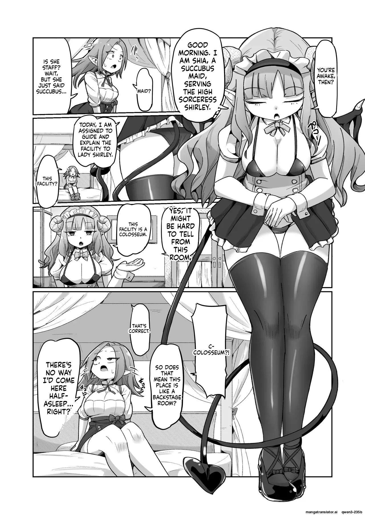 Haiboku Show Colosseum 1 Kaisenme Tsuyo Tsuyo Majutsushi-chan VS Shintai Kaihatsu ga Tokuina Shou Akuma Succubus-chan - Pagina 4