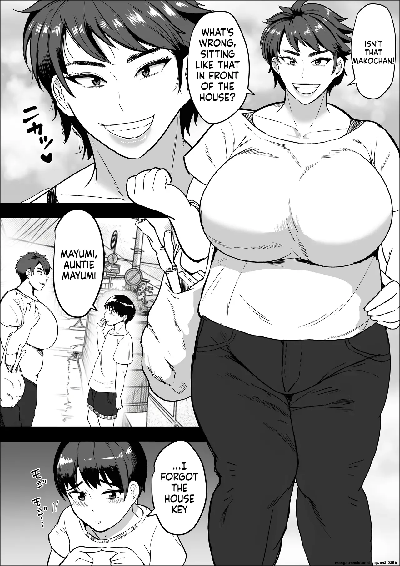 Tonari no oba-chan 45-sai J kappu 〜 chinchin daisuki bonyū jukujo 〜 - Page 3