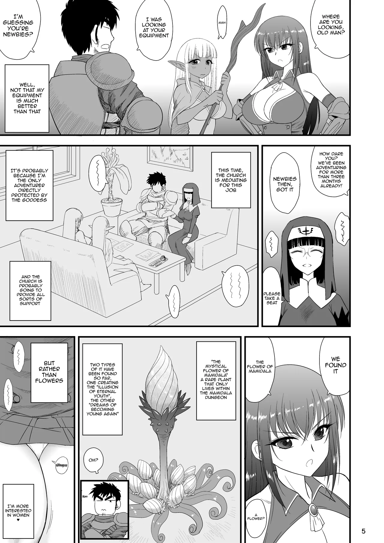 Mami no Meikyuu 2 Leskko Boukensha Hen | Mami's Dungeon 2 - Lesbian Adventurer Edition - Page 4