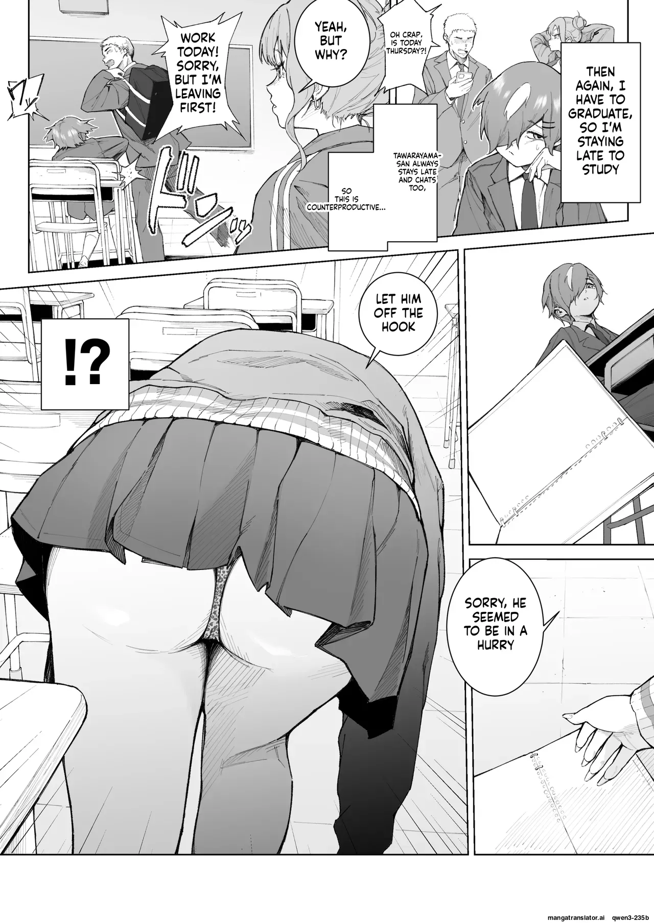 Hey, aren't you using me as your "fap material"? ~The story of how I got caught using the tall, gal-type girl in my class as my fap material - Página 5