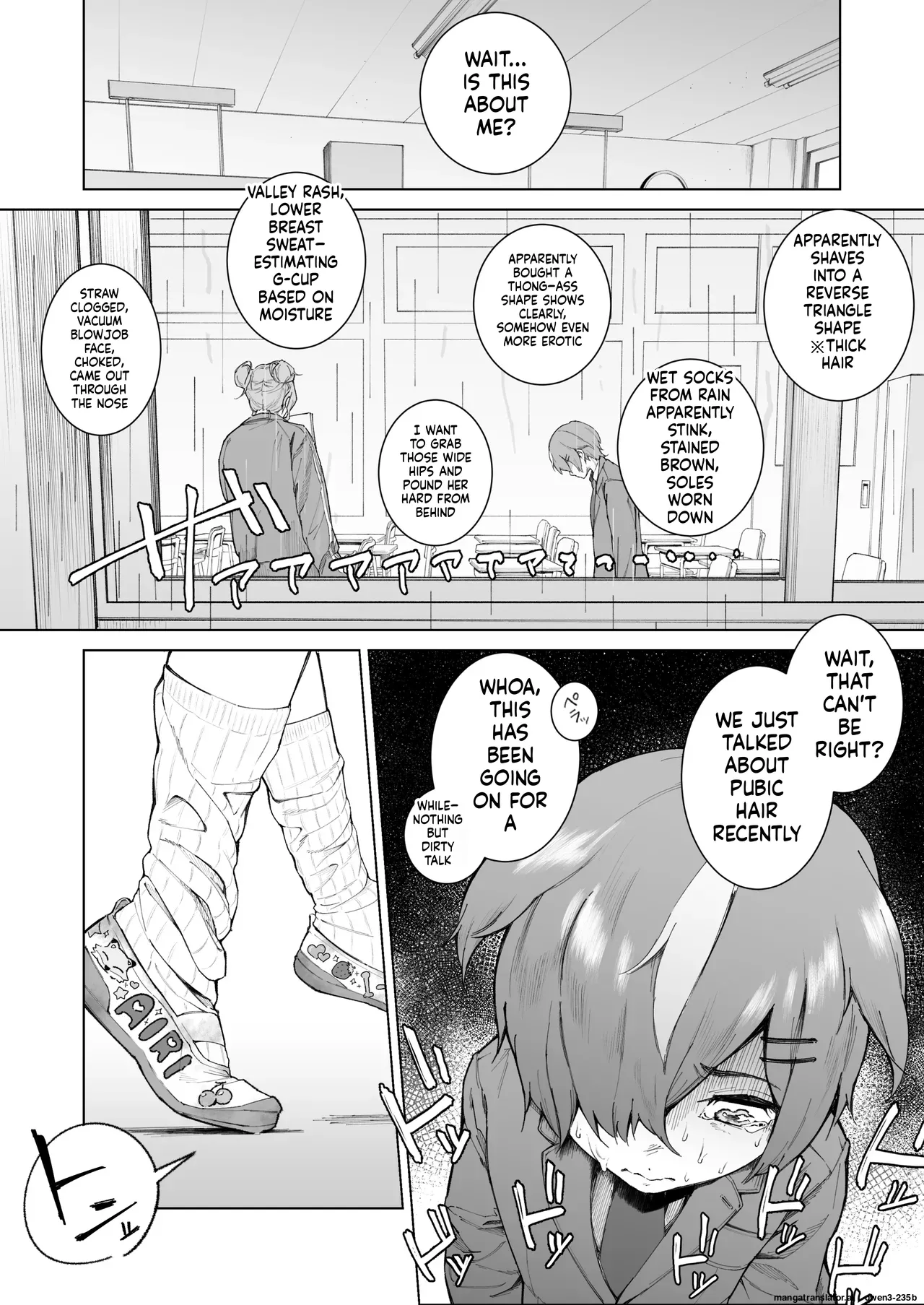 Hey, aren't you using me as your "fap material"? ~The story of how I got caught using the tall, gal-type girl in my class as my fap material - Página 7