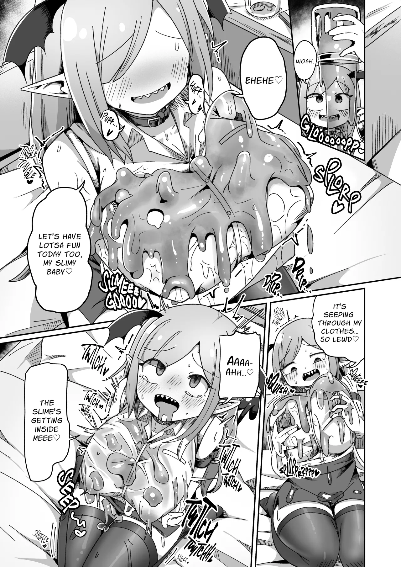 Kaisha no Kane de Tsukutta Ero Dungeon de Soudai na Onani o Suru Monster Shain-chan | Embezzlement, Ho: Wagie Monster-chan Builds Her Very Own Goon Cave Dungeon - صفحة 7