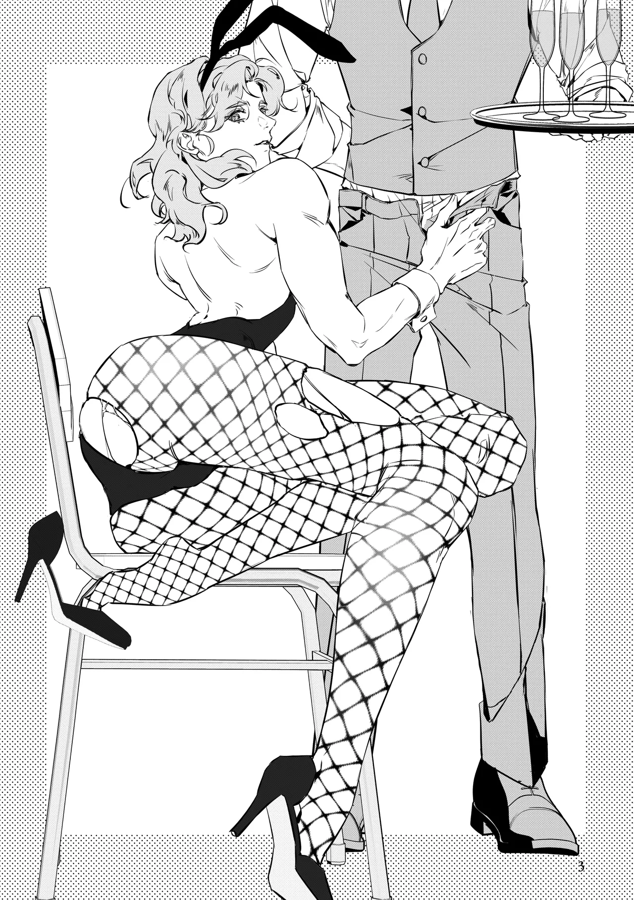 バニー服で潜入するのも刑事の任務！～直属の先輩とエッチするのも！?～ - Страница 3