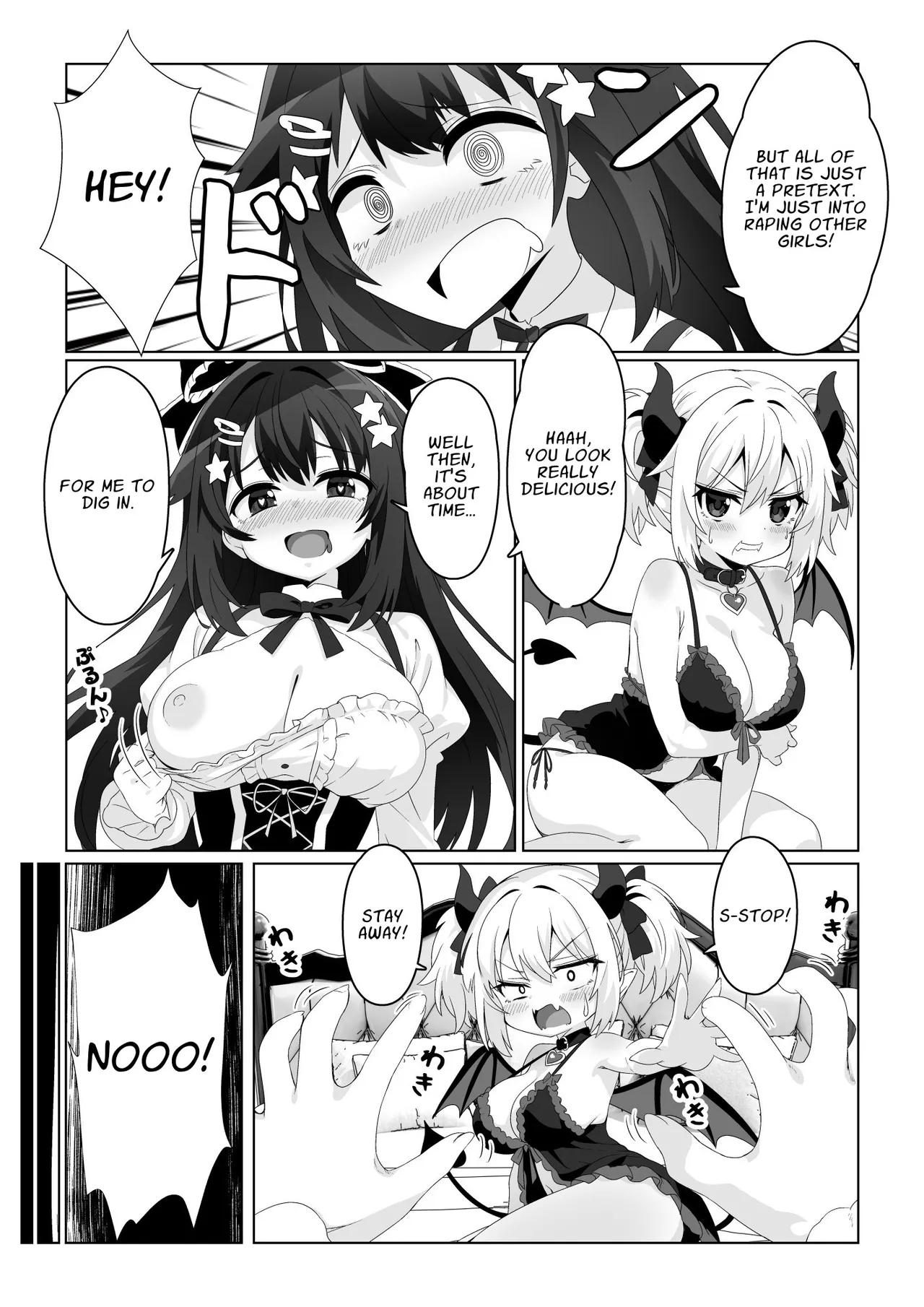 Mahou Shoujo wa Ochinchin de Succubus o Oshioki Suru!! | Magical Heroine Punishes A Succubus With Her Magic Penis!! - صفحة 3