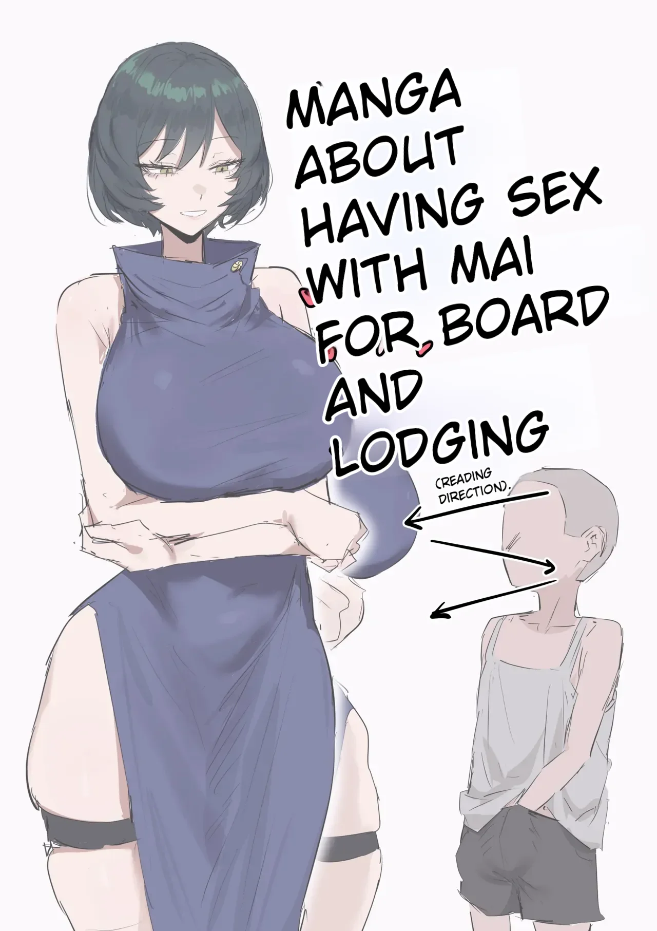 A comic where I use Domain Expansion to have sex with Mai - Seite 1