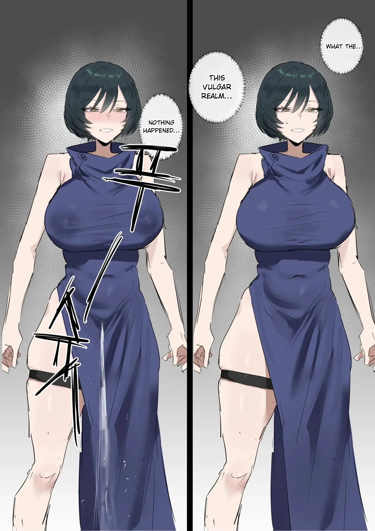 A comic where I use Domain Expansion to have sex with Mai - Seite 4