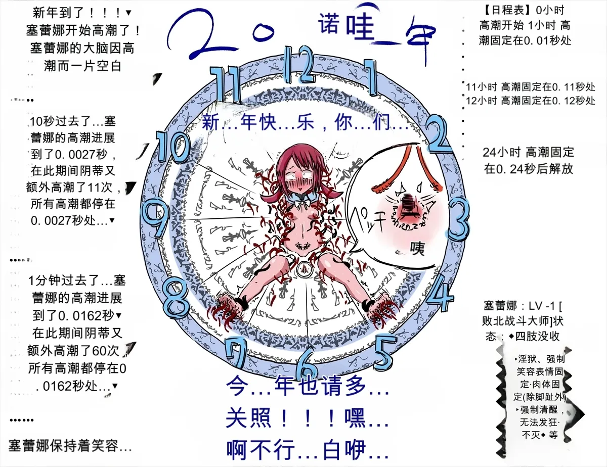 新年カウントダウン絶頂時計の刑【机翻自用】 - Сторінка 3