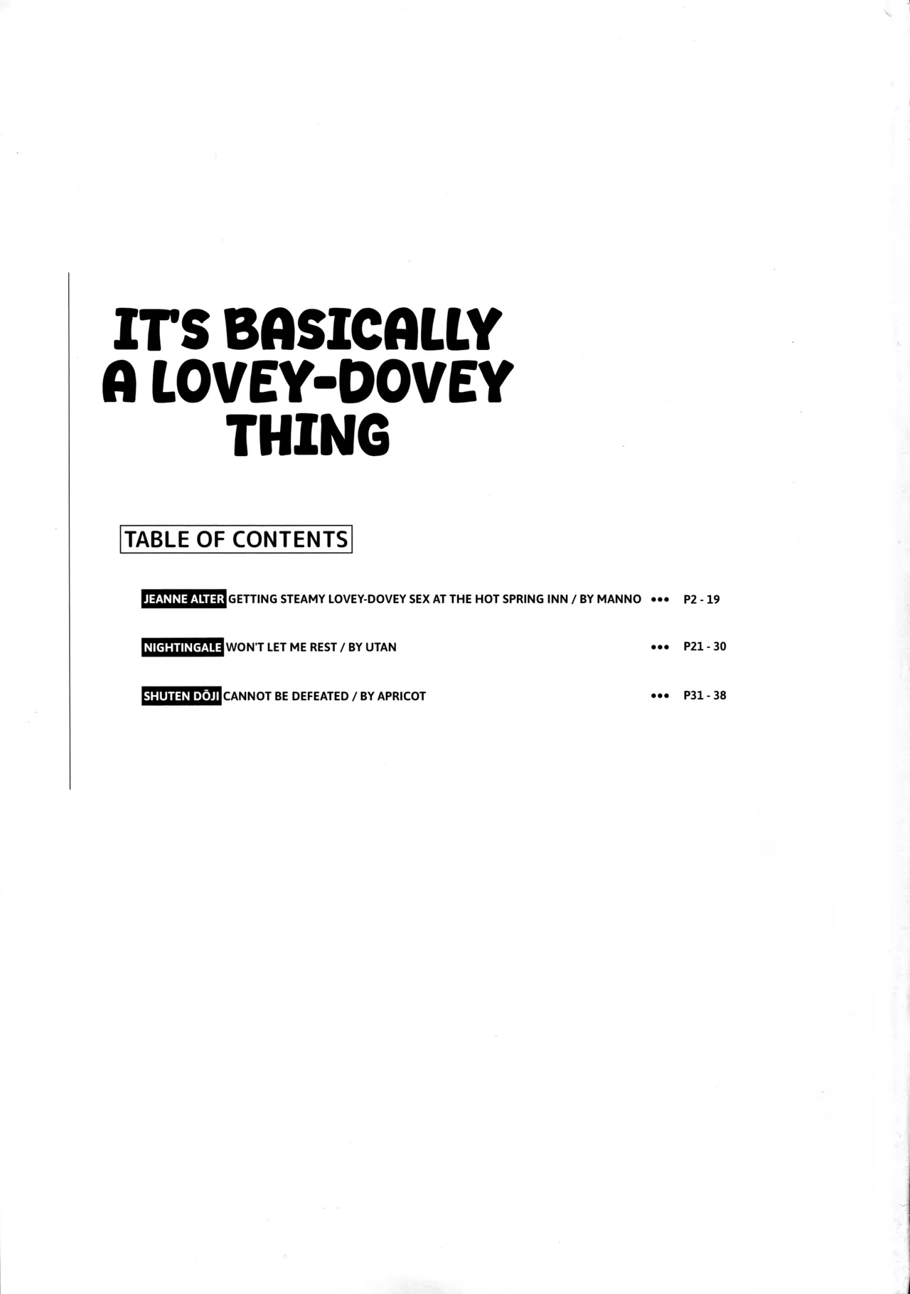 It's basically a lovey-dovey thing - পৃষ্ঠা 3