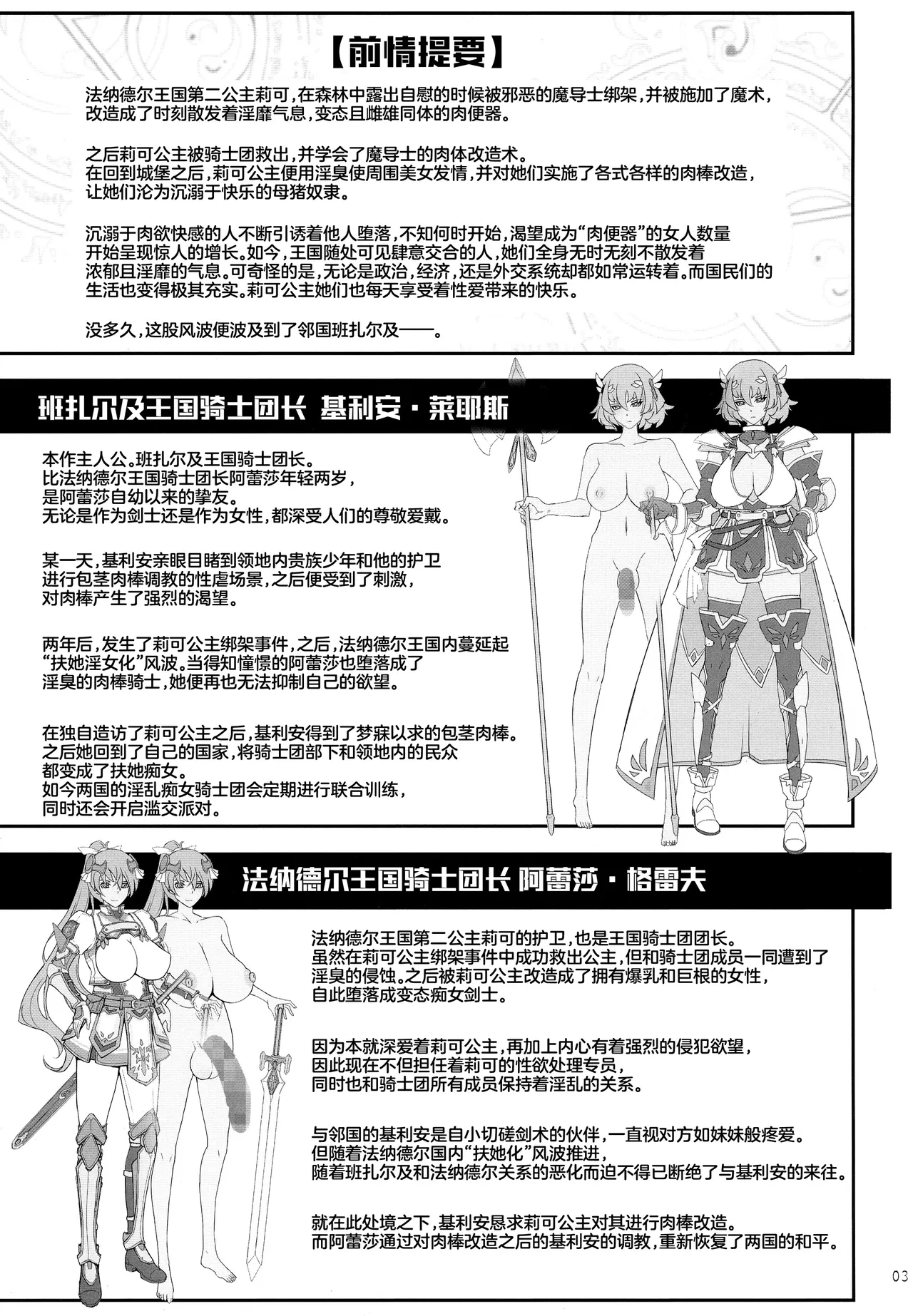 Bikou Oujo 3 Inshuu Amayakashi Choukyou Kishidan - Page 3