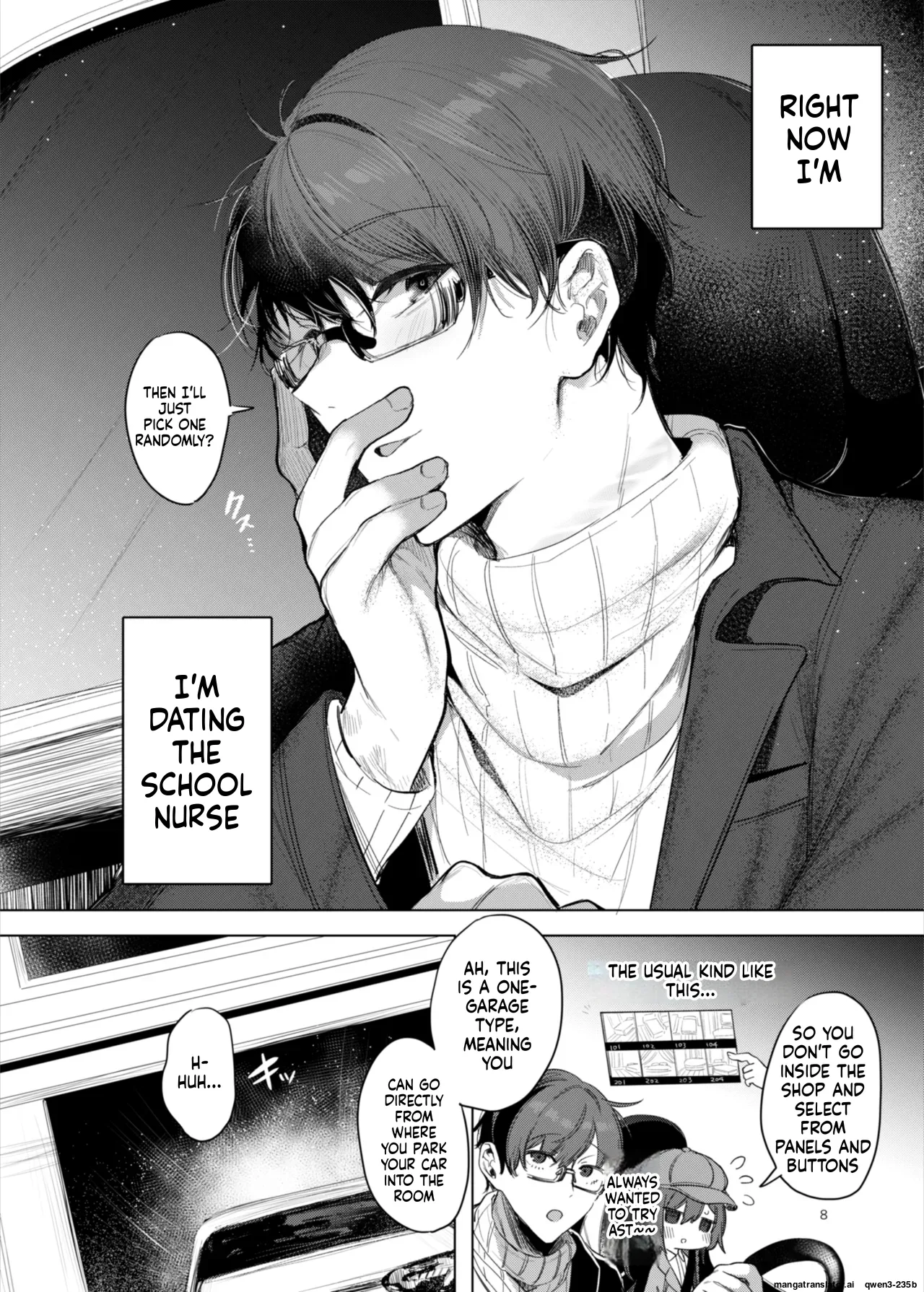 Kanja-san to Sensei ~Love Hotel de no Aise~ - صفحة 8