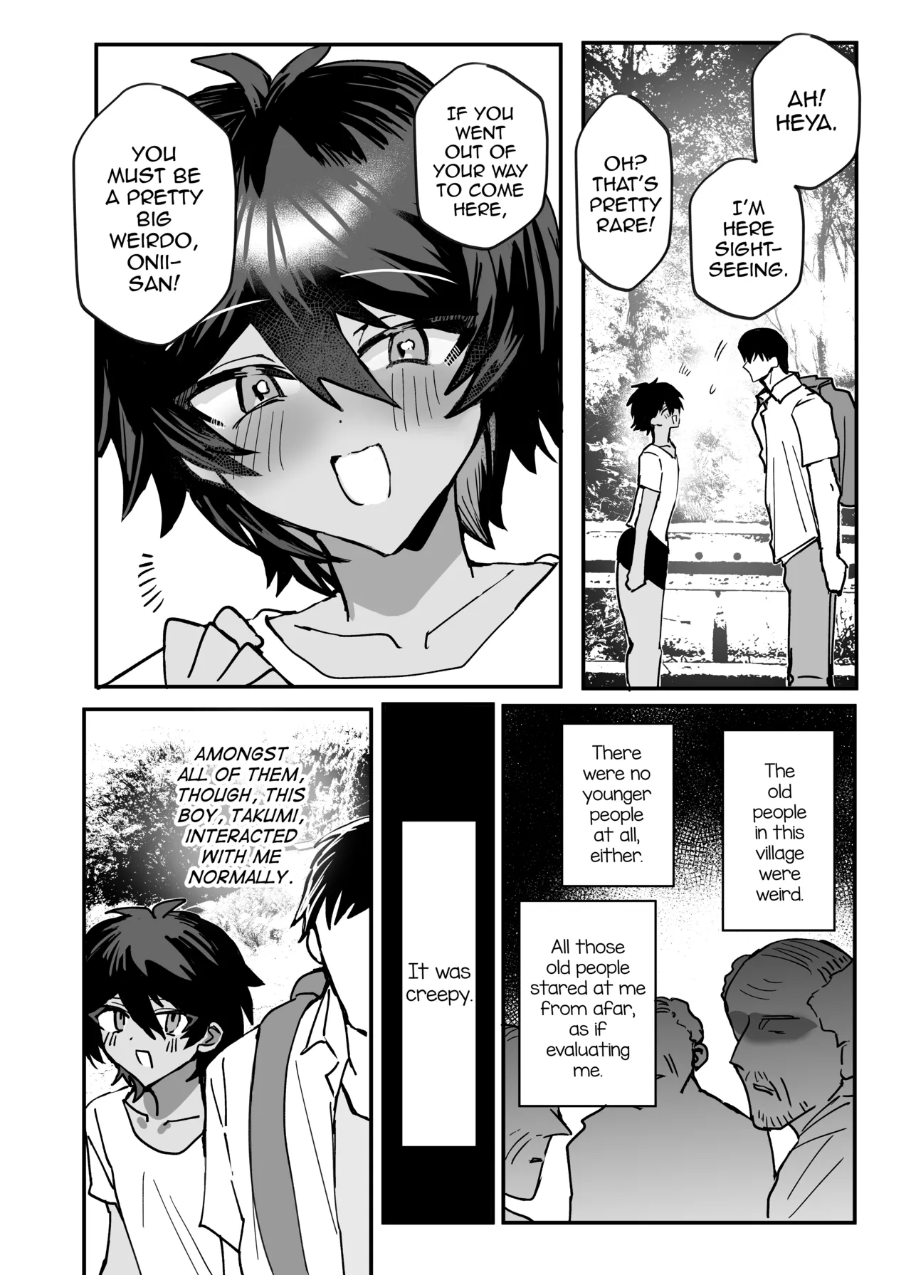Inshuumura Kyousei Mesu Otoko Koubi - Strona 4